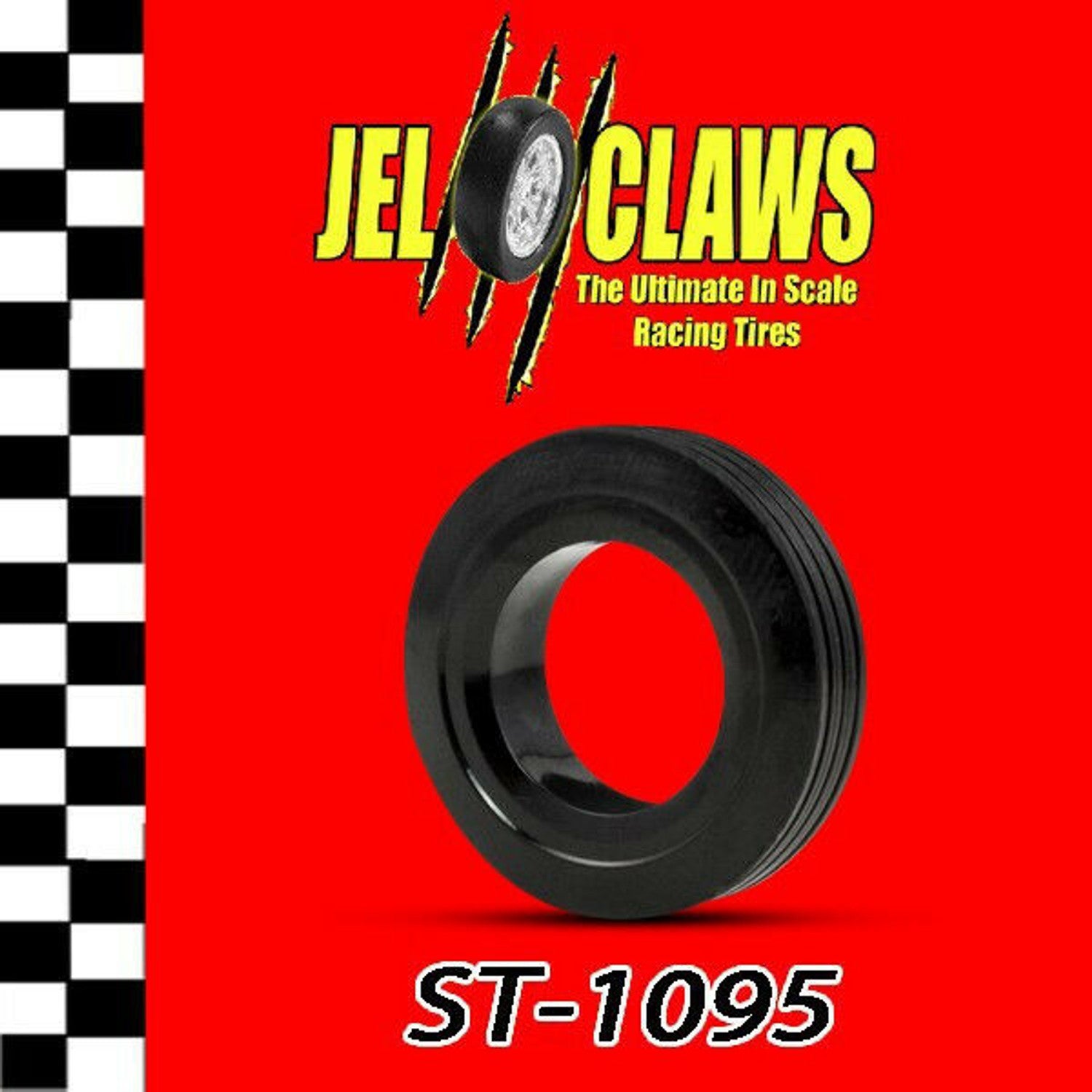 Jel Claw Tires for 1/32 Marx Open Wheel Racing Cars - ST 1095