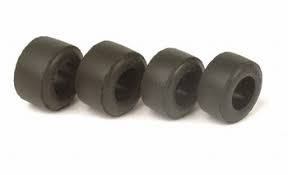 NINCO 1/32 Slot Cars 4x Cart Tires - High-Performance Upgrade!