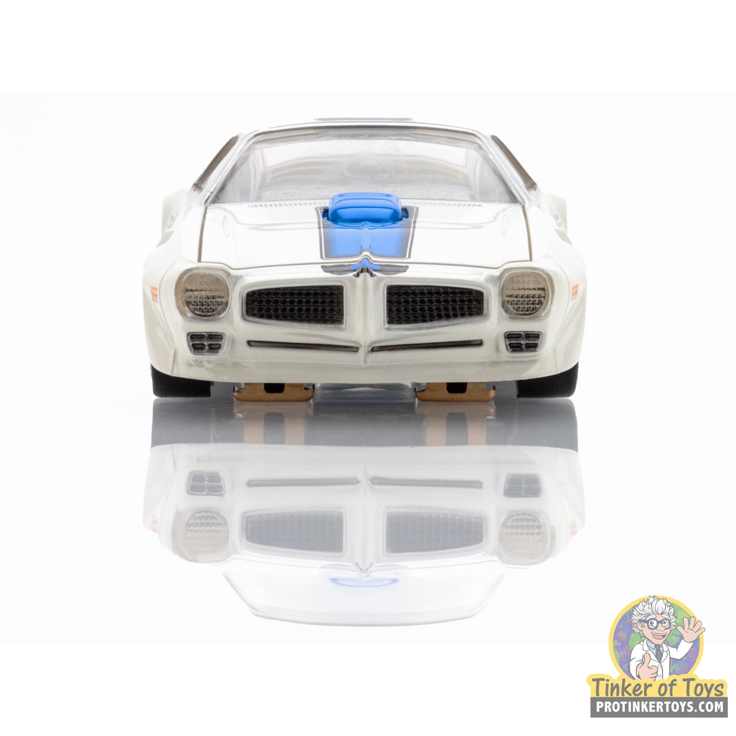 1970 AFX/Racemasters Firebird TransAm in Stunning White & Blue - A Must - Have for Slot Car Fans!