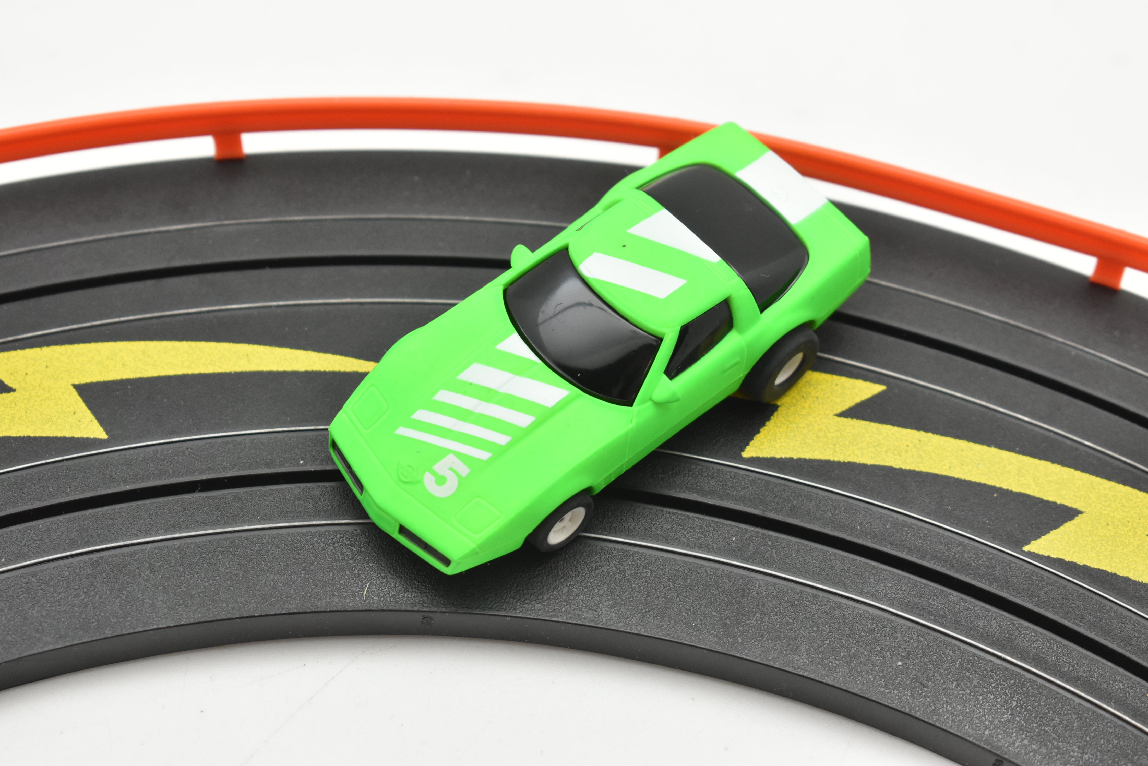 1984 Tyco Neon Green Corvette - Cliffhanger Series Gem