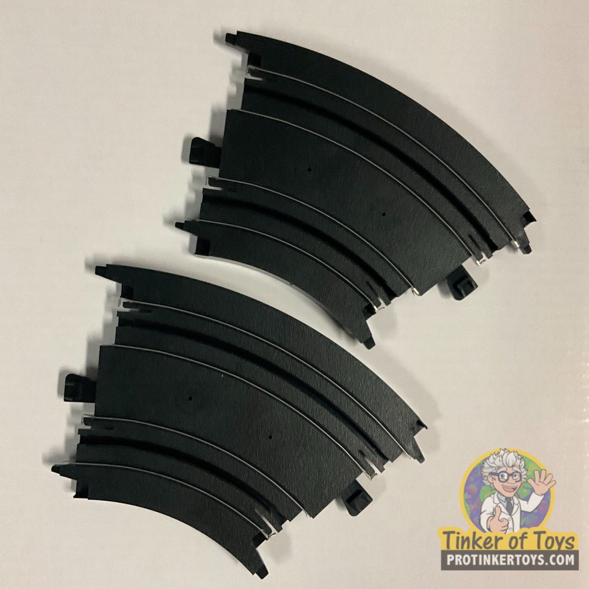 Tyco 6-Foot Radius 1-8 Curve Track 2-Pack: Quick-Clik Racing!