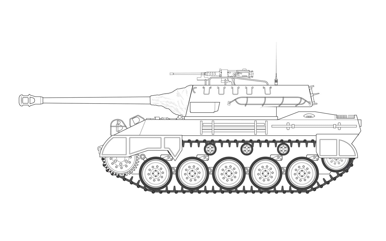 Airfix M-18 Hellcat Model (A1371): An Epic WWII Tank Destroyer Replica