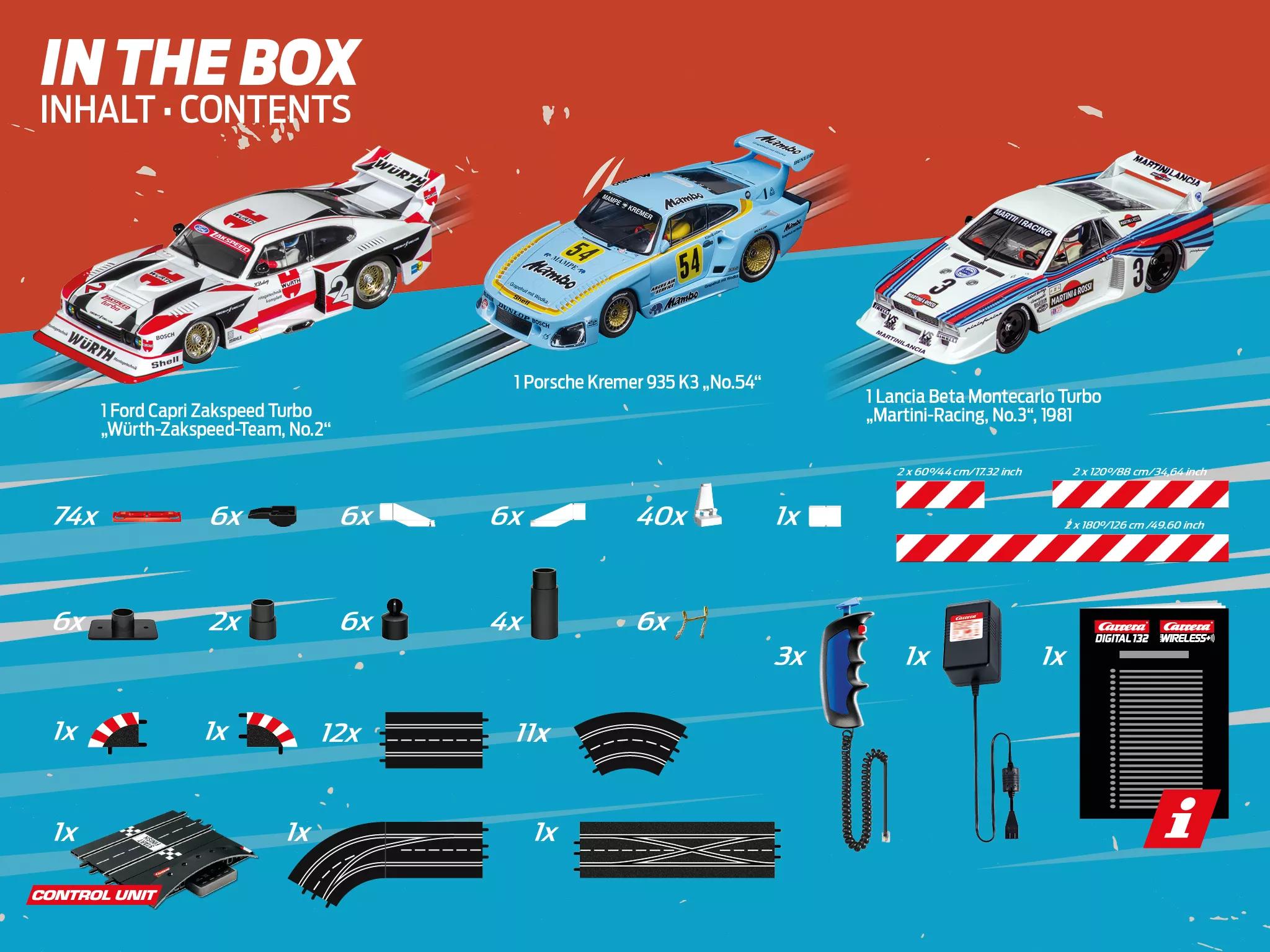 Carrera Digital 132 Retro Grand Prix Slot Car Racing Set - 20030031