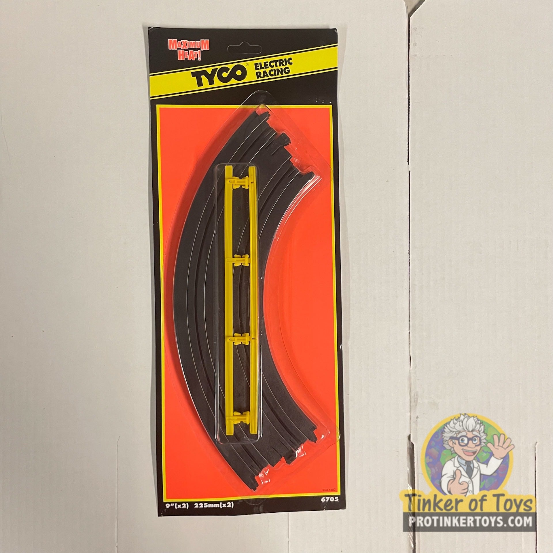 Tyco 9-Foot Radius 1/4 Curve Set for Quick-Clik Racing - 6705