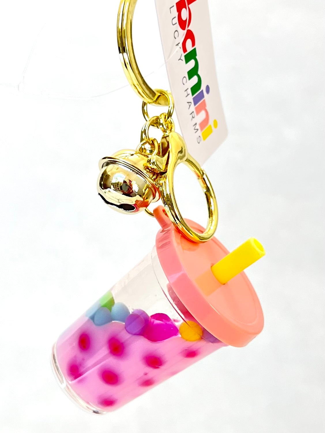 Adorable Pastel Boba Floaty Key Charm - Bcmini 12093