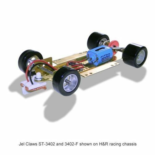 Unbeatable Jel Claw 1/24 Scale Slot Car Rear Tires for H & R Racing Chassis - ST 3402