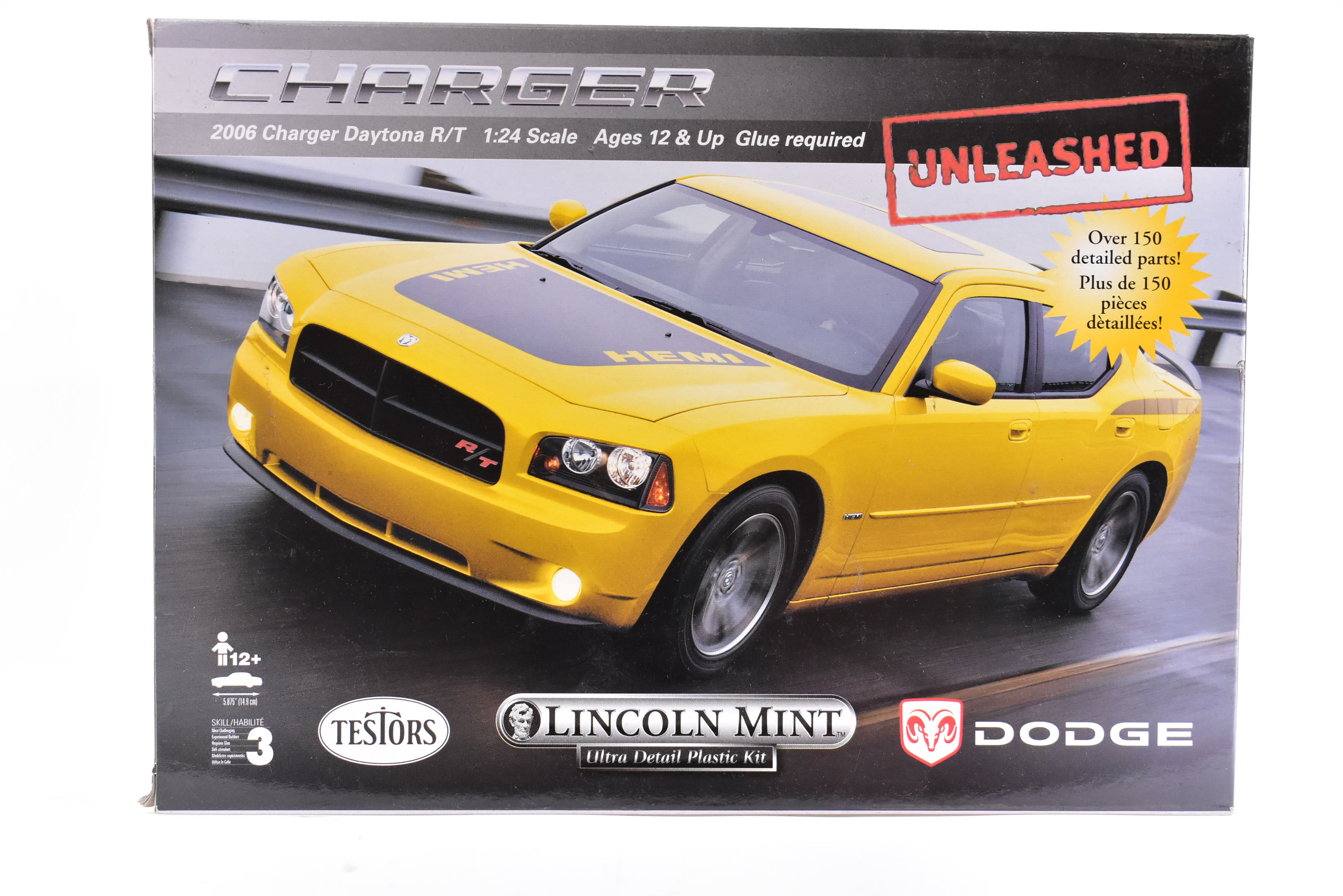 Second Chance: 2006 Dodge Charger Lincoln Mint 1:24 Scale Testor Model Kit - A Unique Collectible!