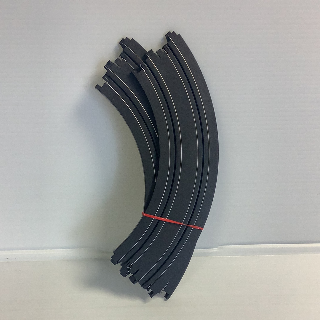 Auto World 9-Foot Radius 1/4 Curve Track - 2 Pack | H0047