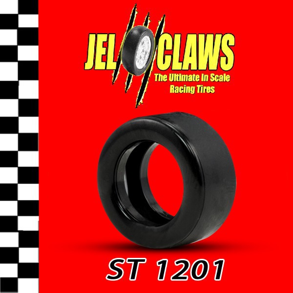 ST 1201 | 1/32 Scale Jel Claws Slot Car Tires - Pair of High - Performance Tires