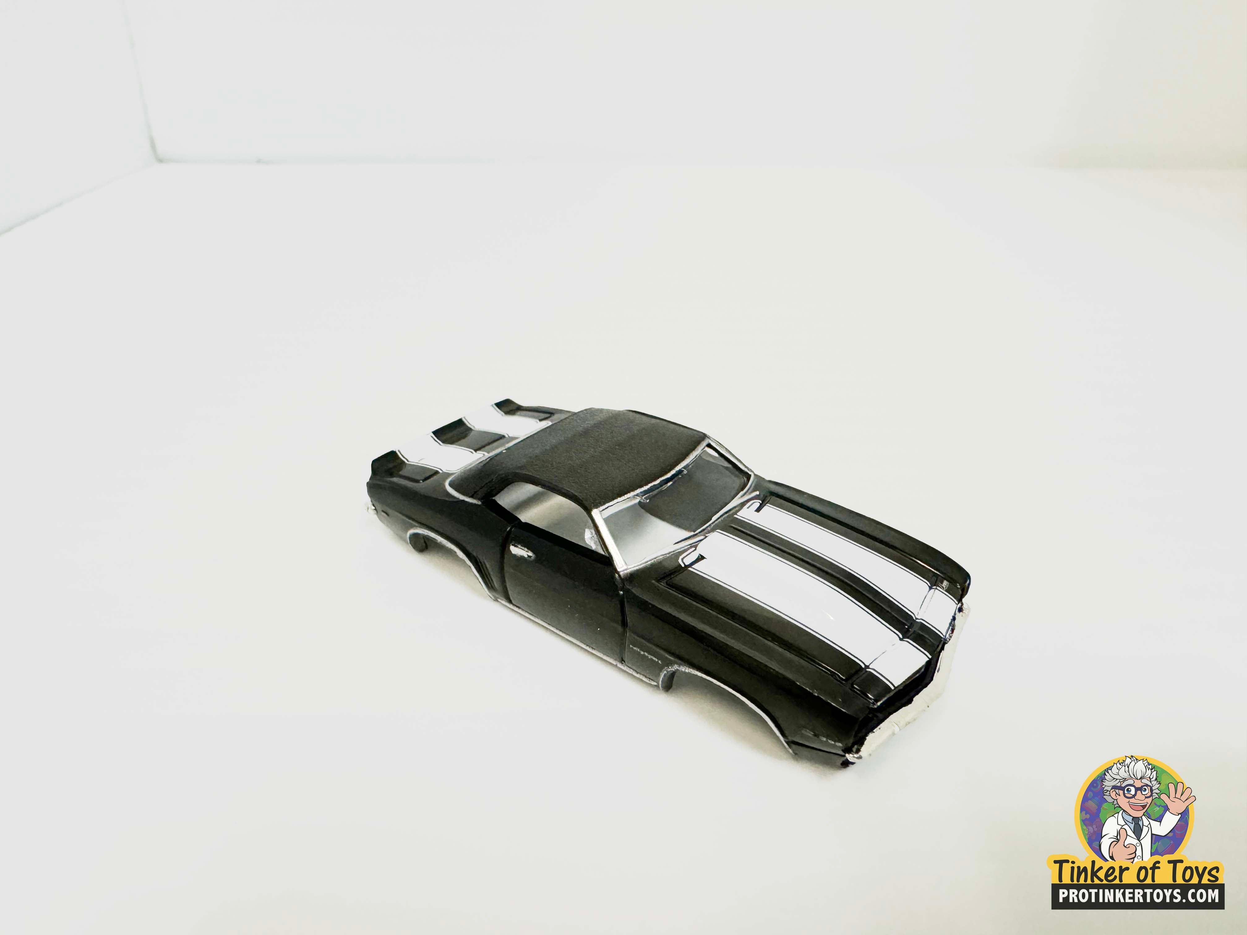 1969 Camaro RS Convertible with Black and White Stripes - Model Motoring MM07011
