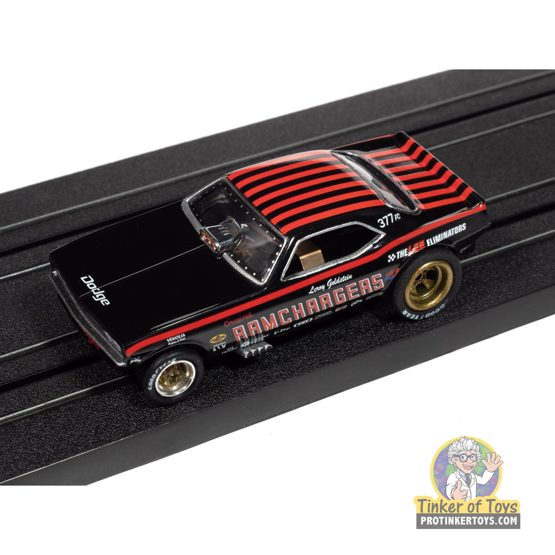 4Gear 1970 Dodge Challenger Ramcharger (Black) 4A - Auto World's Racing Gem | SC413