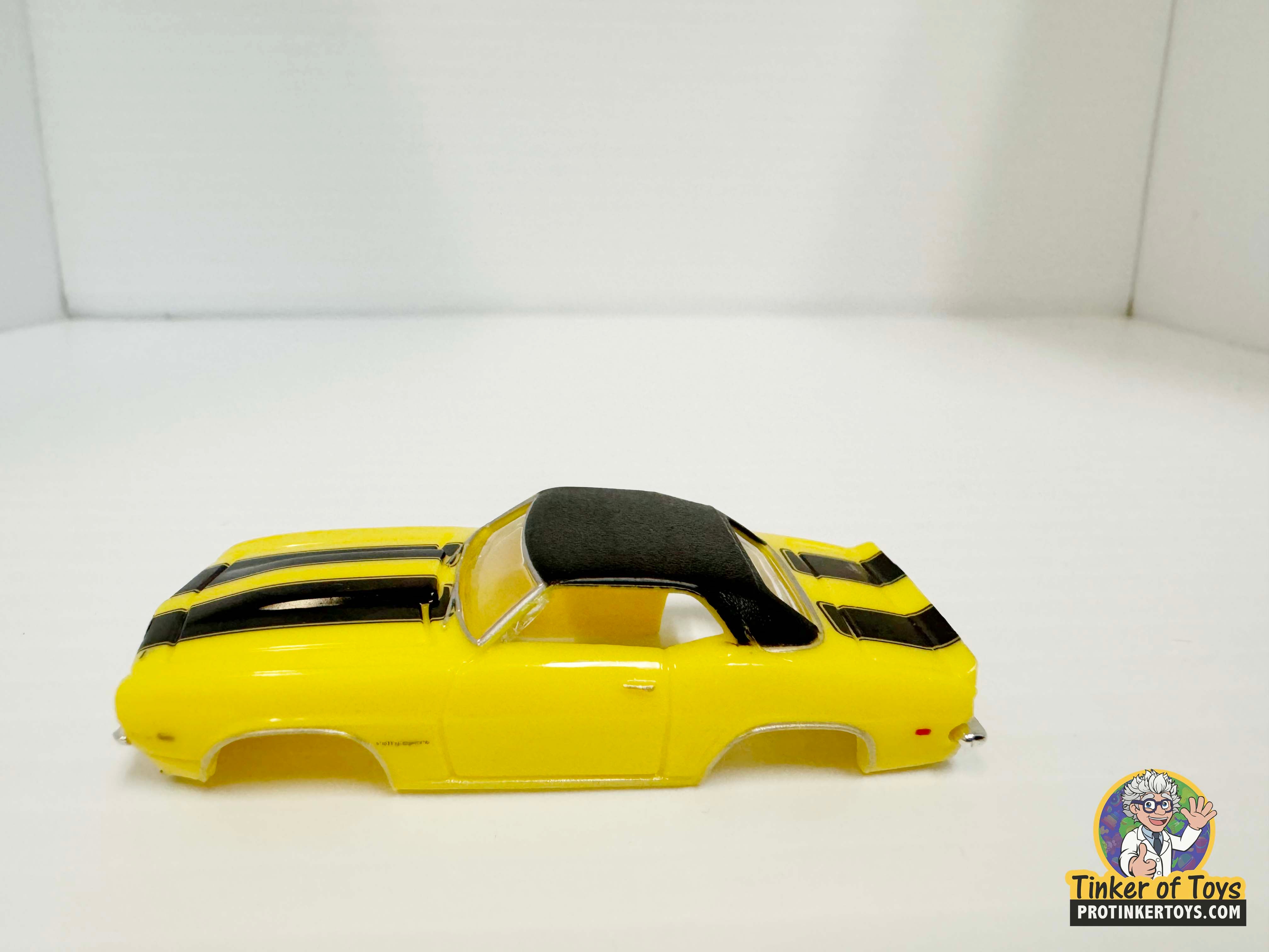 1969 Camaro RS Convertible with Stunning Yellow & Black Stripes - Model Motoring MM07092