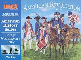 George Washington's Army American History Series 1:72 Figure Set - A Must - Have for History Buffs | 511 | IMEX