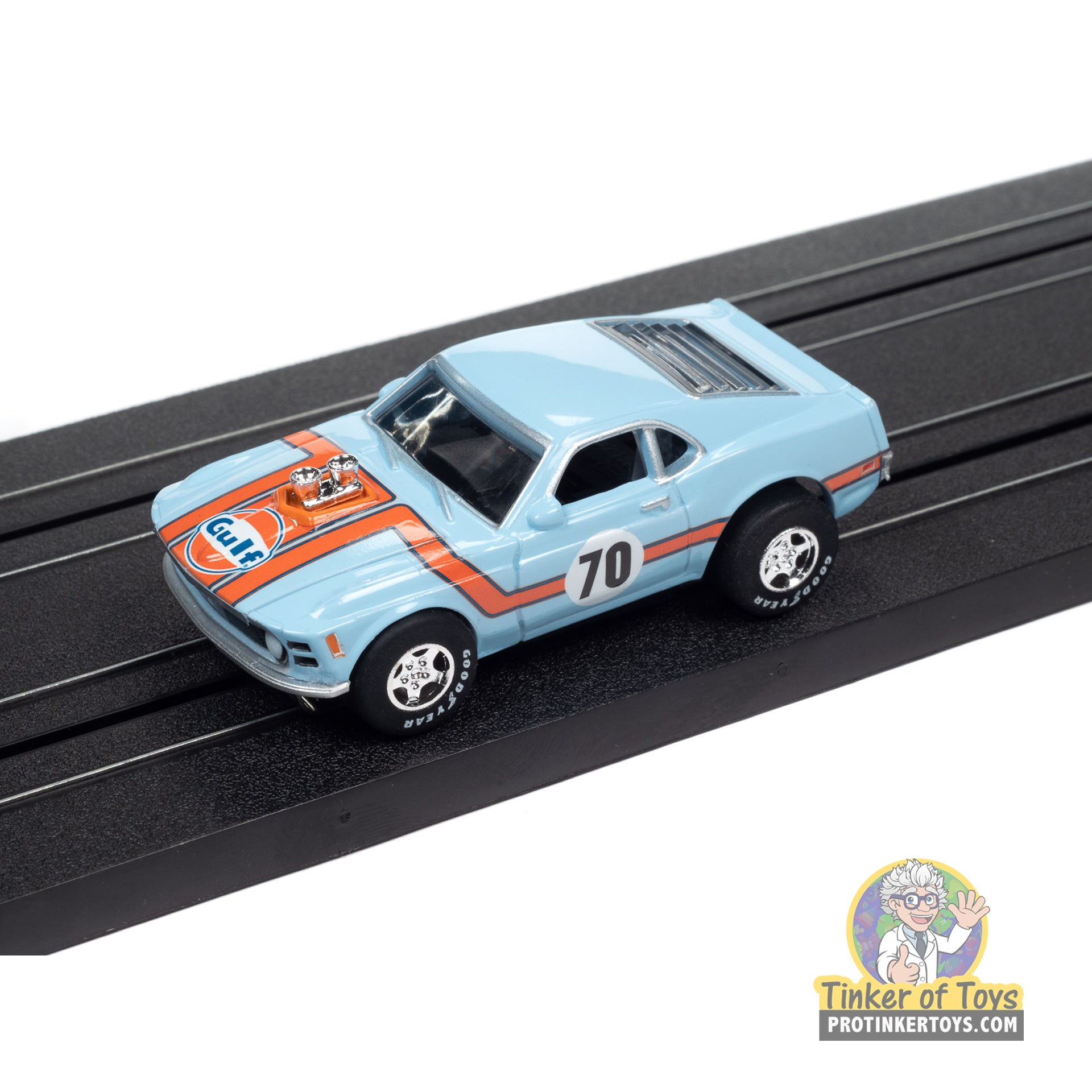 Gorgeous Super III 1970 Ford Boss Mustang in Stunning Gulf Blue! SC383 by Auto World