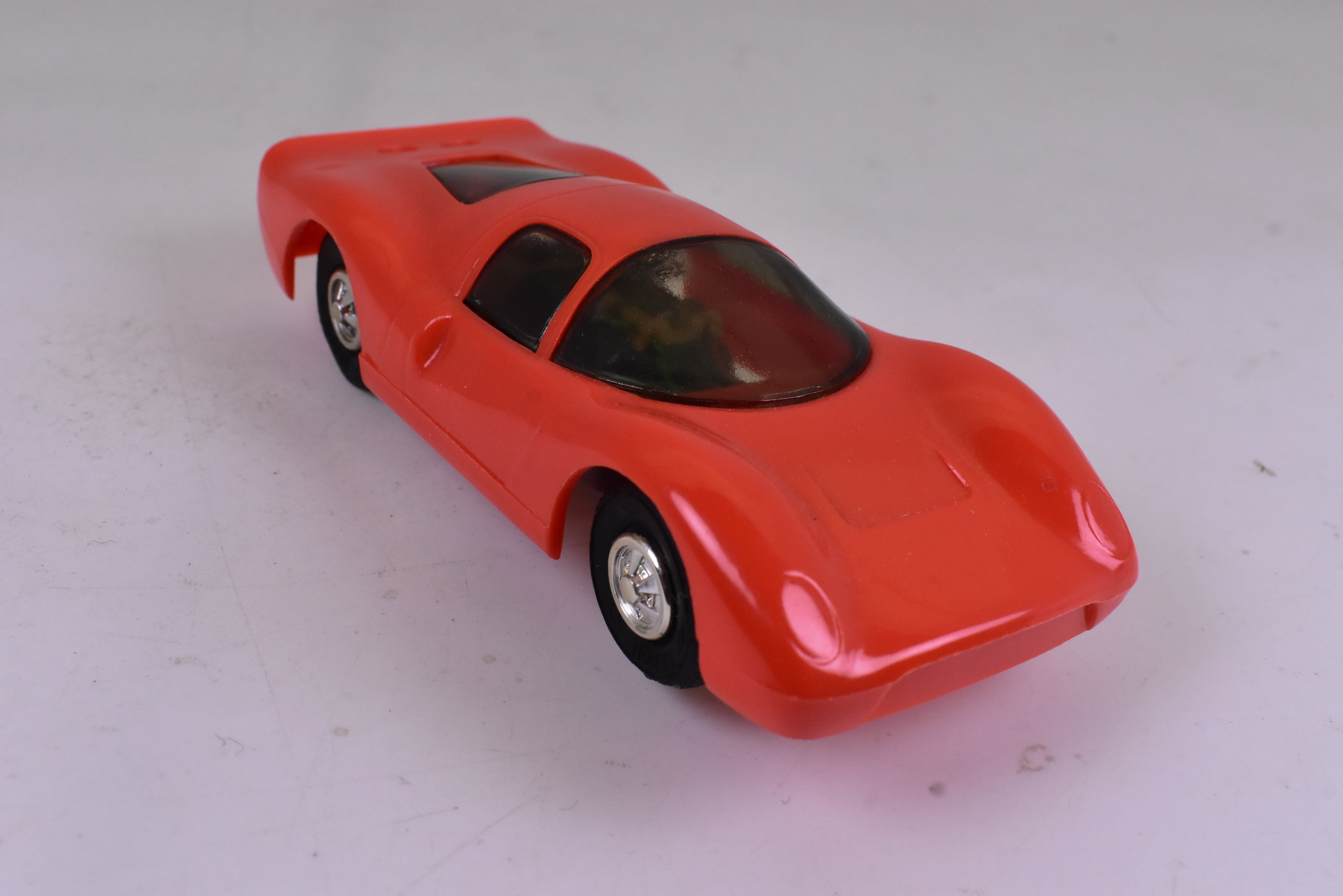 1965 USA-Made P-3 Orange Ferrari 1/32 Eldon Slot Car - A Must-Have!