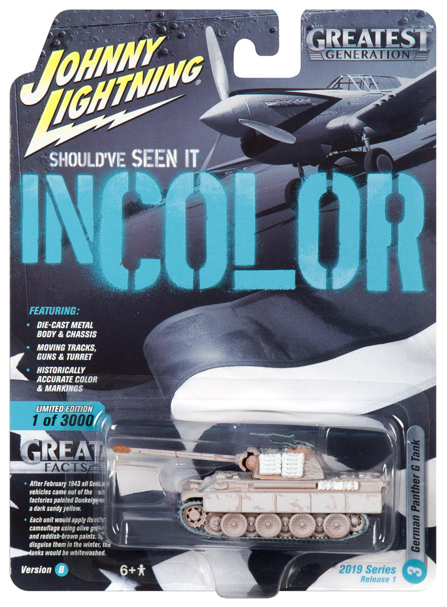 Johnny Lightning: The Greatest Generation 2019 Release 1 - See WWII & Korean War in Color!