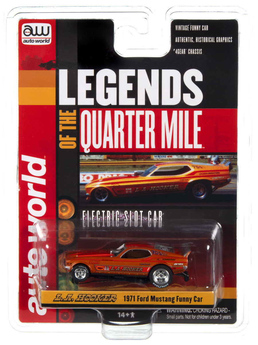 Exclusive L.A. Hooker 1971 Ford Mustang Funny Car by Auto World - CP8069
