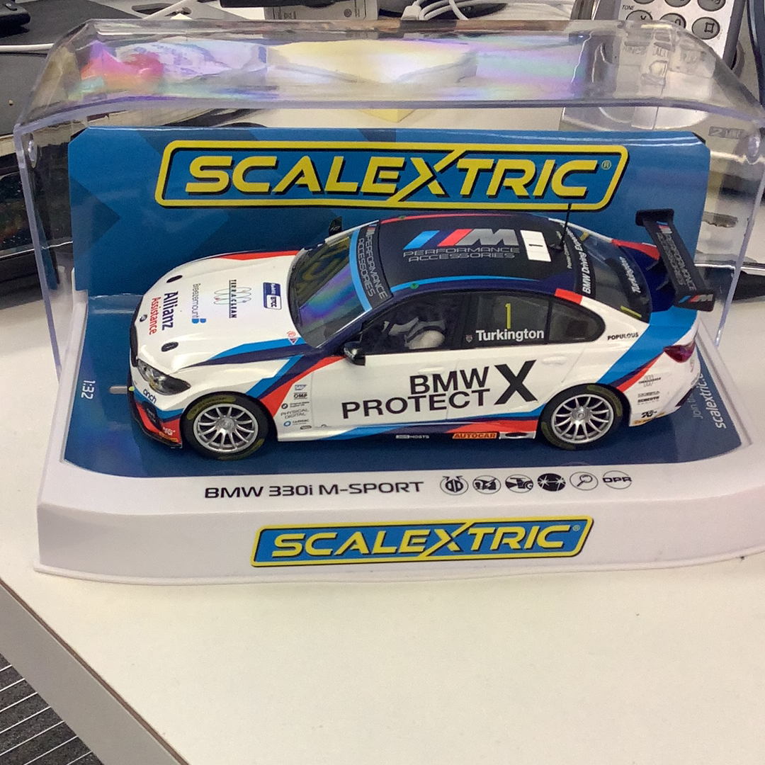 Thrilling BMW 330I M-Sport BTCC 2019 Slot Car by Scalextric - Colin Turkington's Racer!