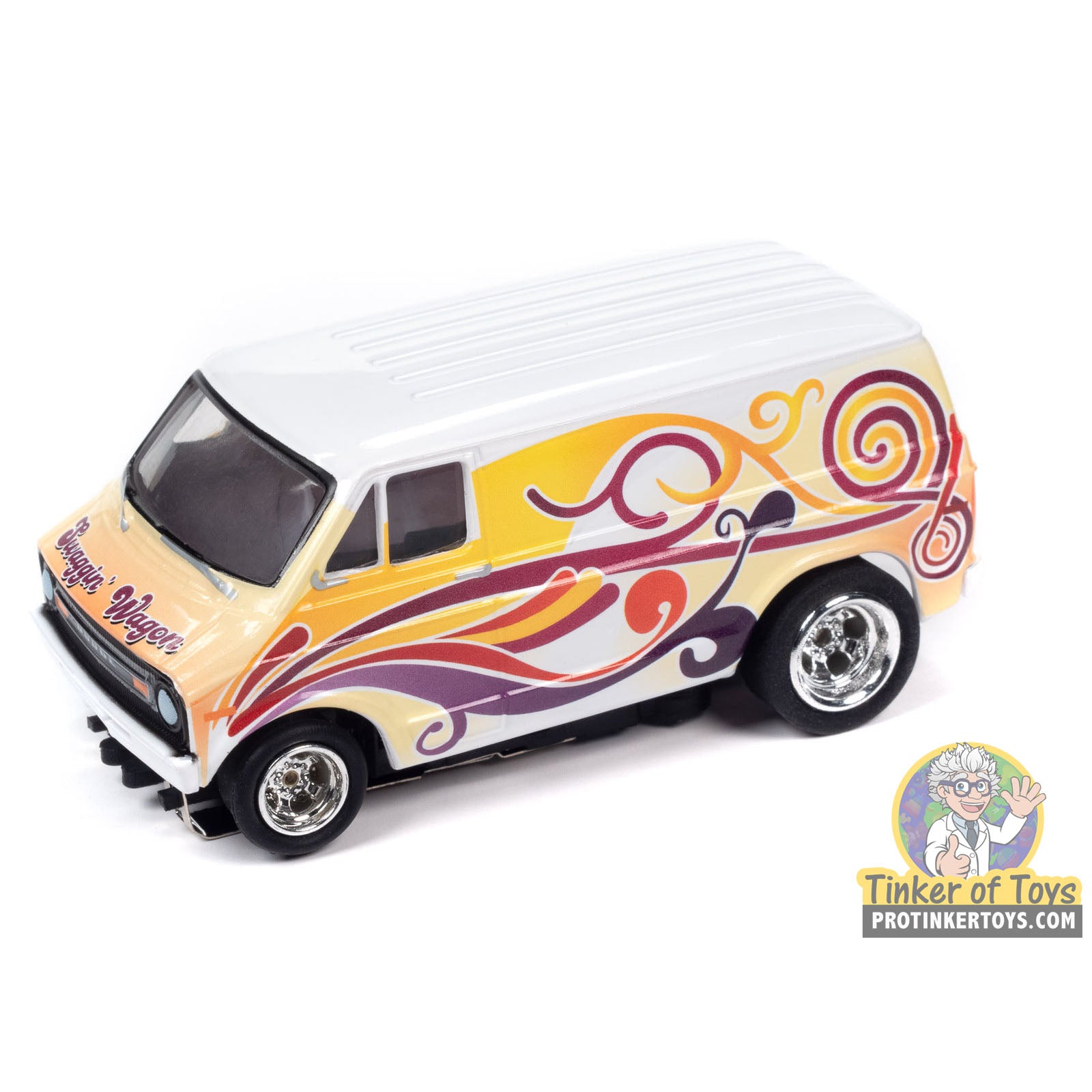 AW Exclusive 4Gear 1973 Dodge Van 3 - Car Set | SCM165 by Auto World