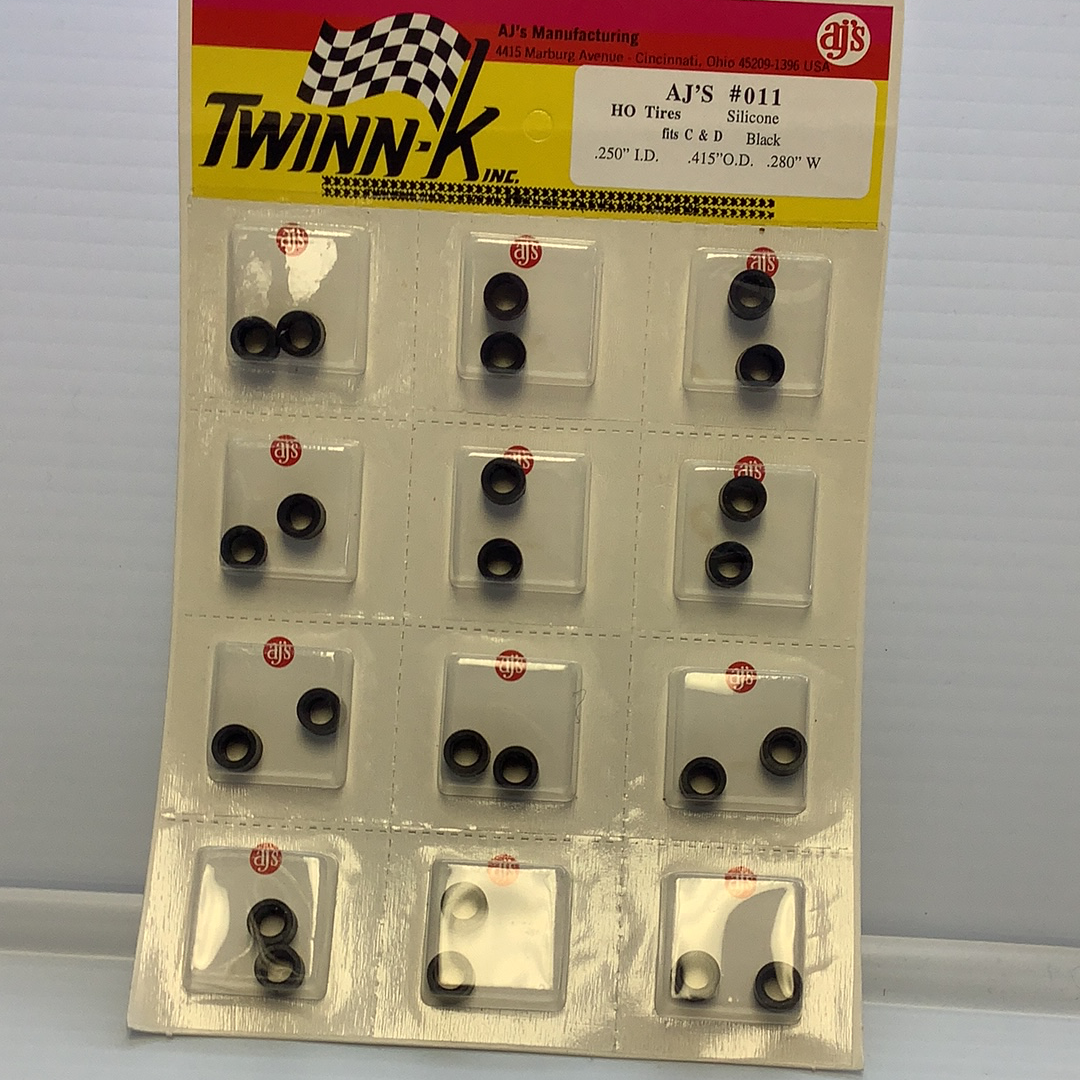 AJ'S 011 HO Silicone Tires - Perfect for C & D Models!