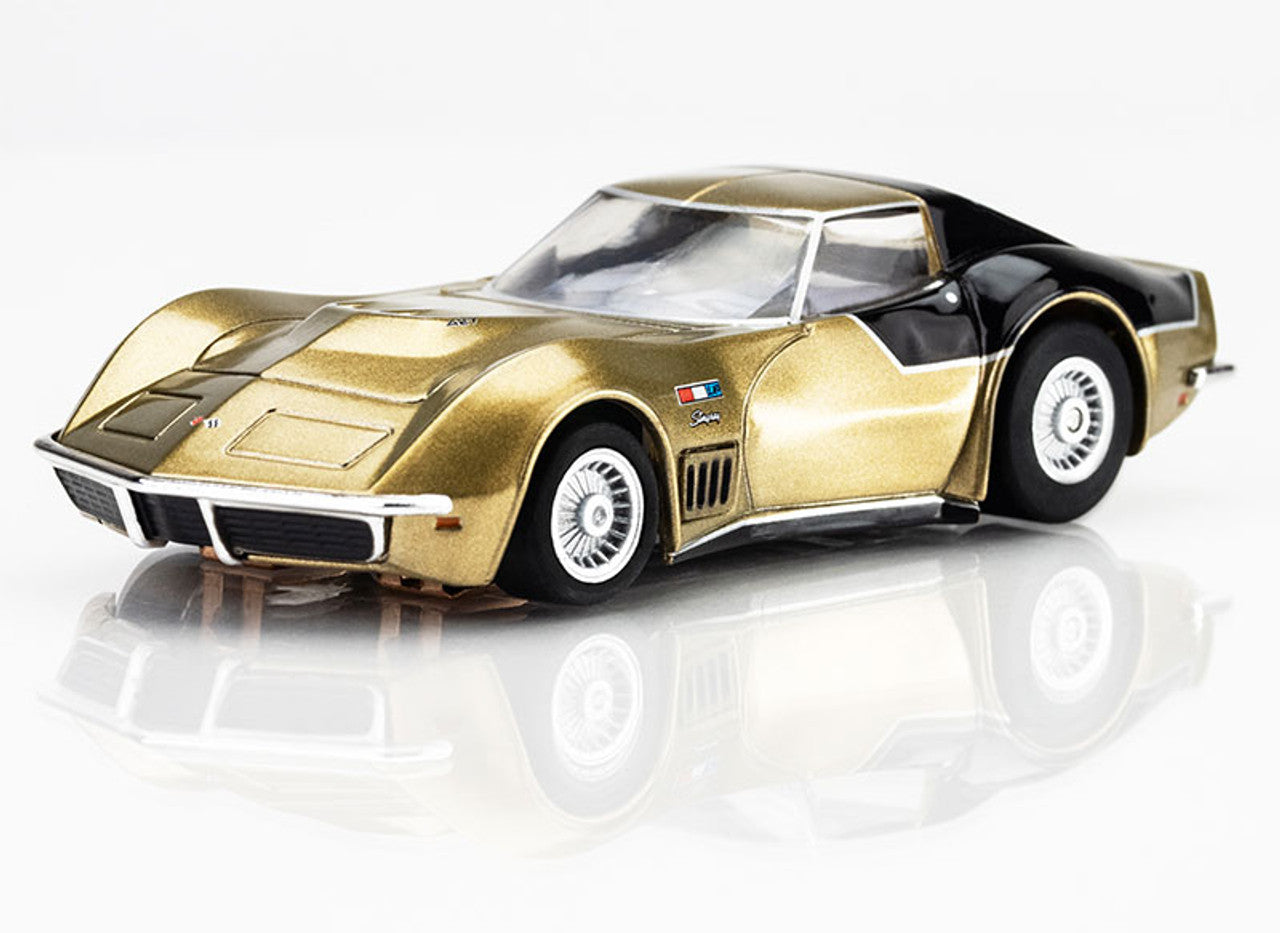 AFX 1969 AstroVette LMP12 Gold/Black LTD Mega G+ HO Slot Car - A Piece of Space Age Racing History!