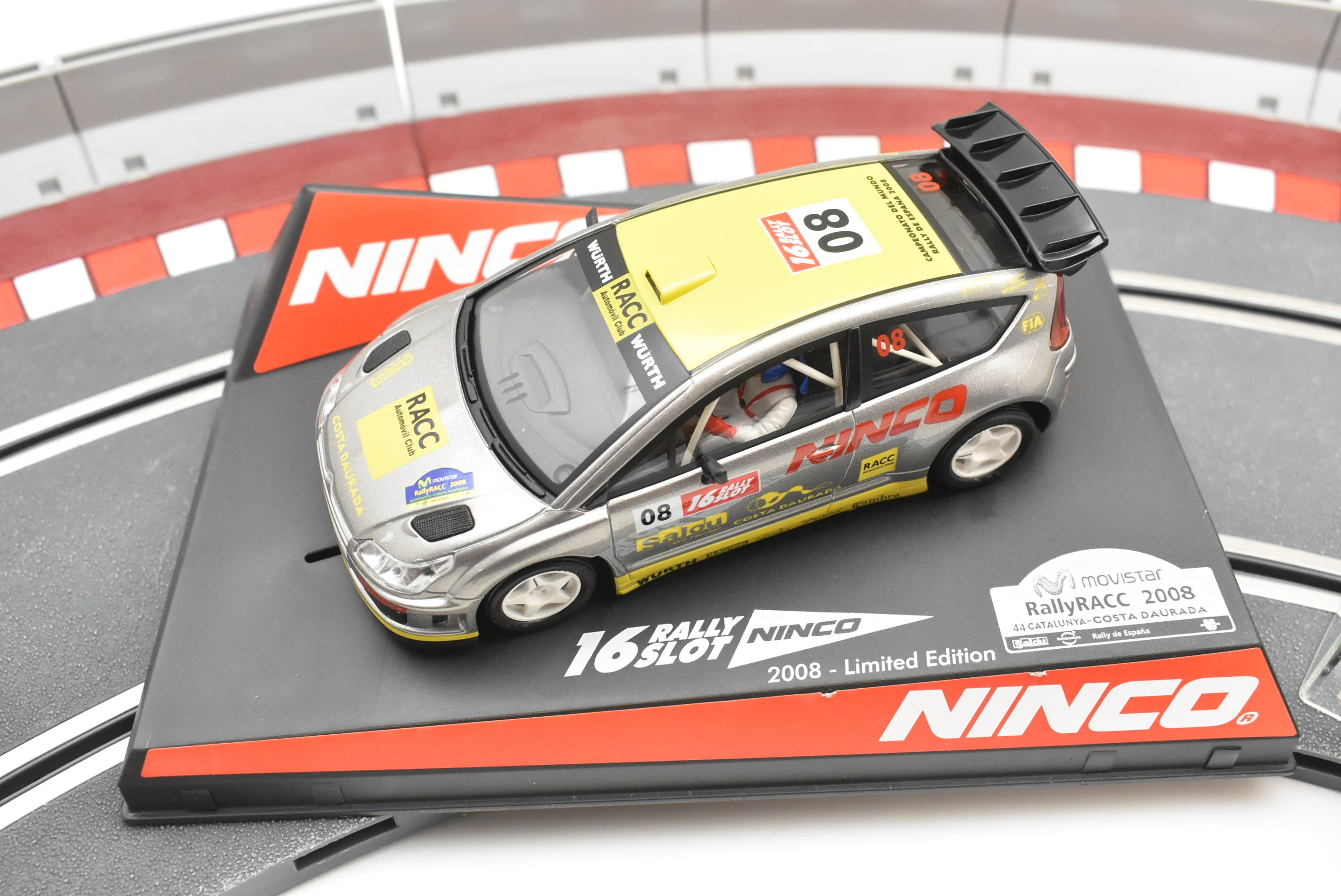Ninco 1/32 Citroen C4 WRC Rally Catalunya 2008 - Thrilling Slot Car!