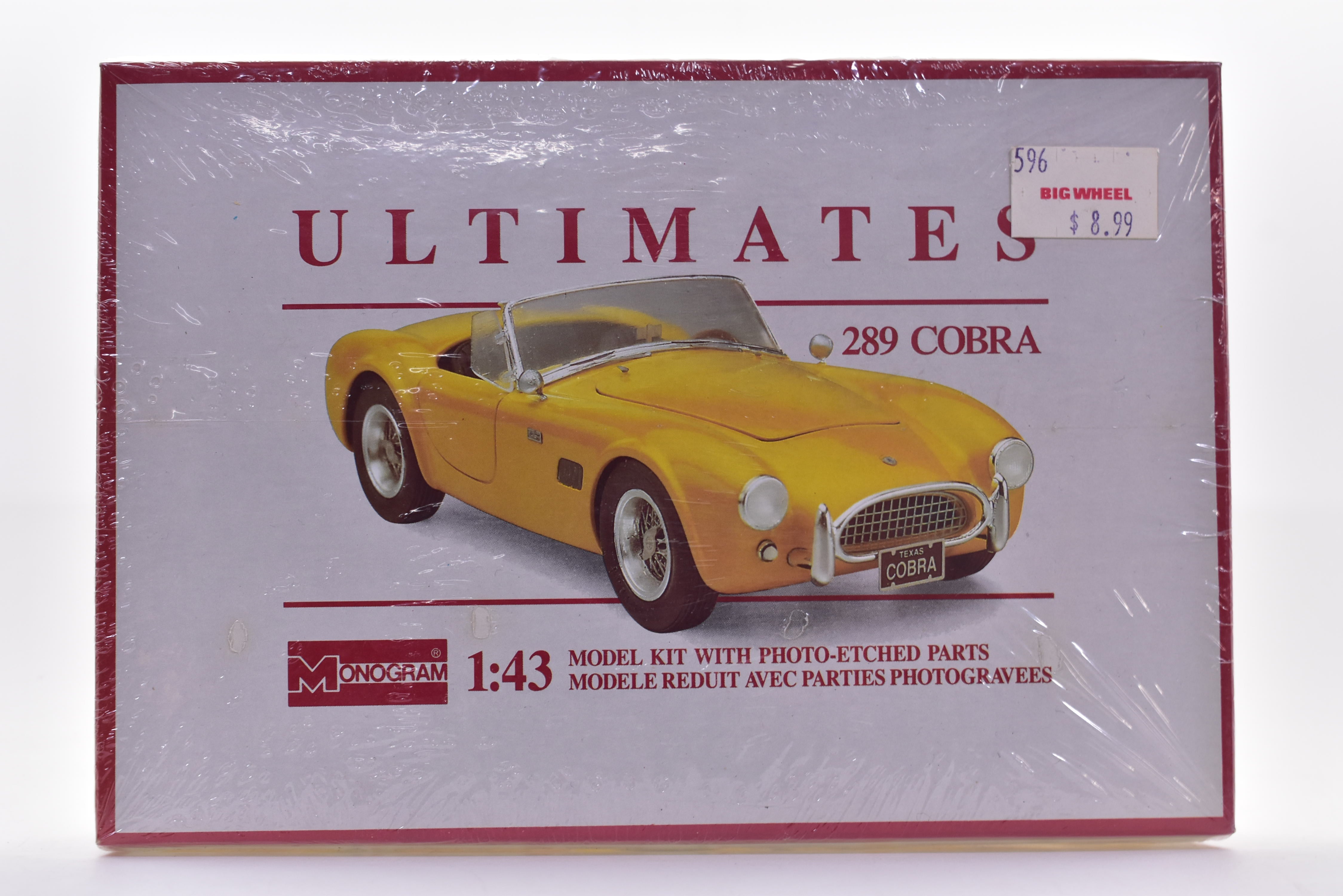 Monogram Models' Ultimate 289 Cobra 1:43 Scale - A Must-Have Collectible!