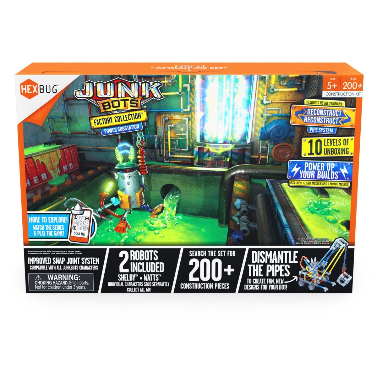 JunkBots Small Factory Habitat - Power Substation | HexBug 430-7797