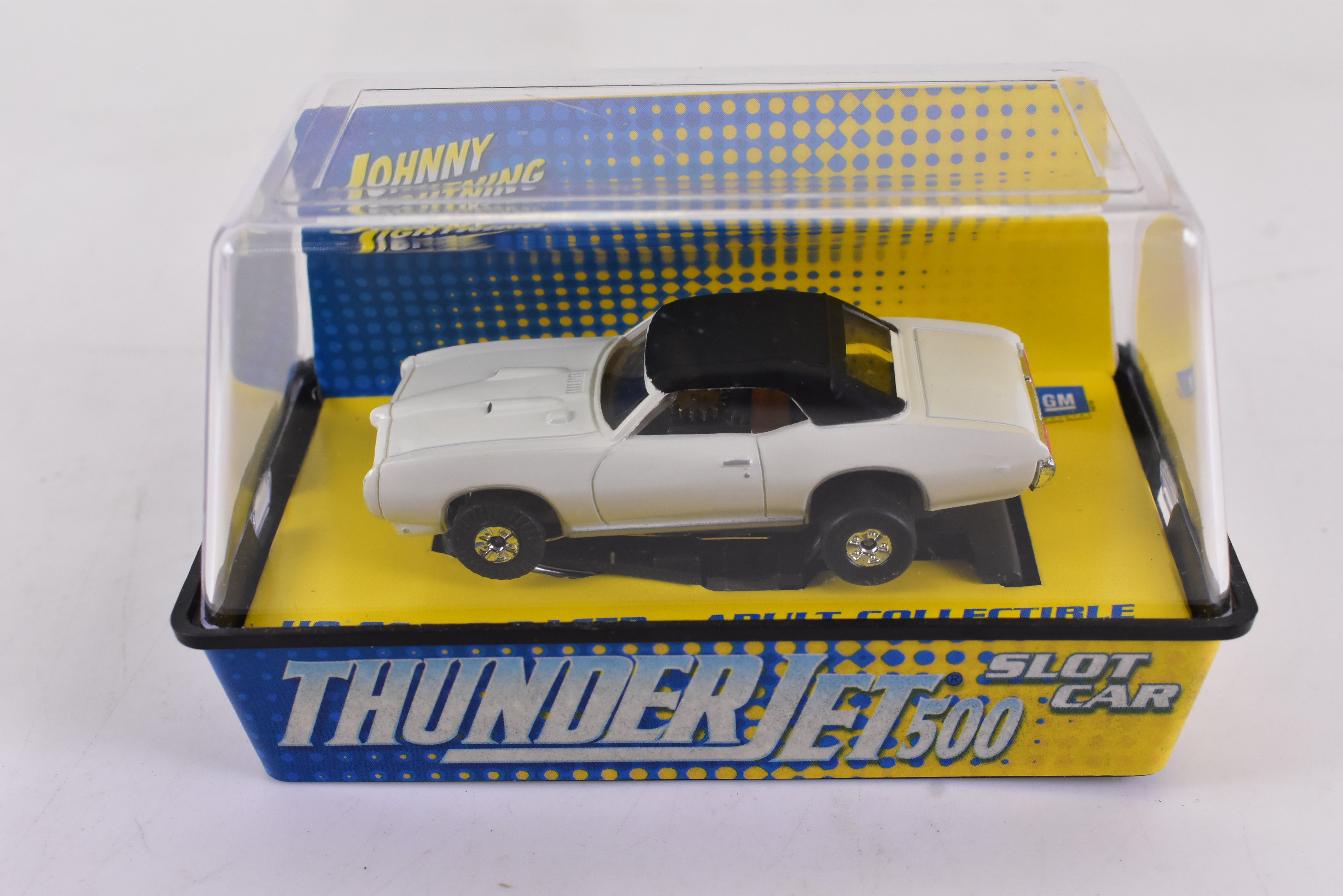 1969 Pontiac GTO Judge White ThunderJet 500 Chassis HO Scale Racer - A Must - Have for Racing Enthusiasts! | 330 - 4 | Auto World