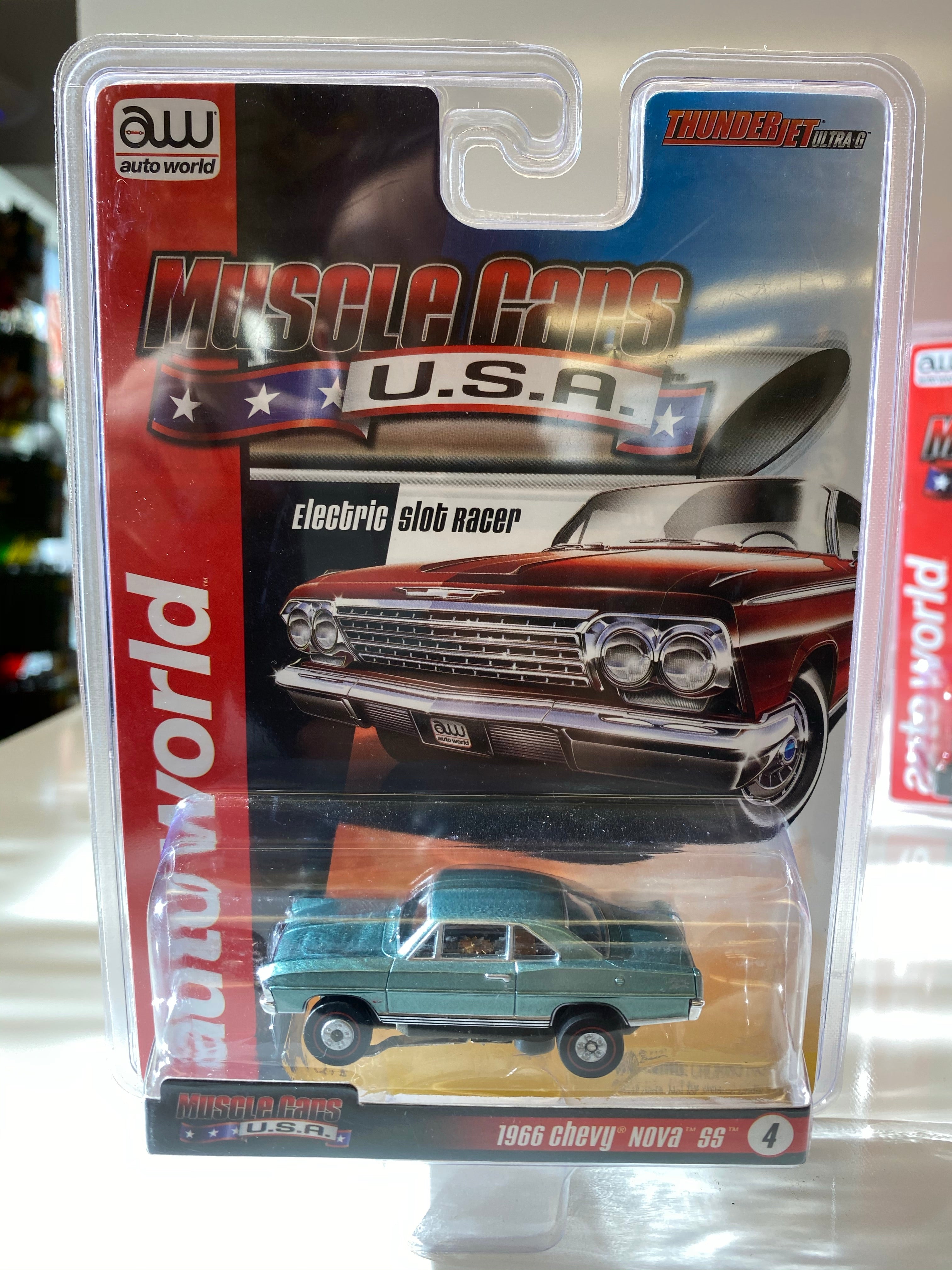Auto World Thunderjet R25 USA Muscle Cars SC340 - The Ultimate Slot Car Collection