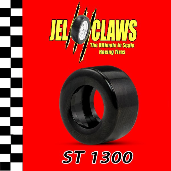 Jel Claws ST 1300 1/32 Scale Slot Car Tires for SCX Nascar - The Ultimate Racing Grip!