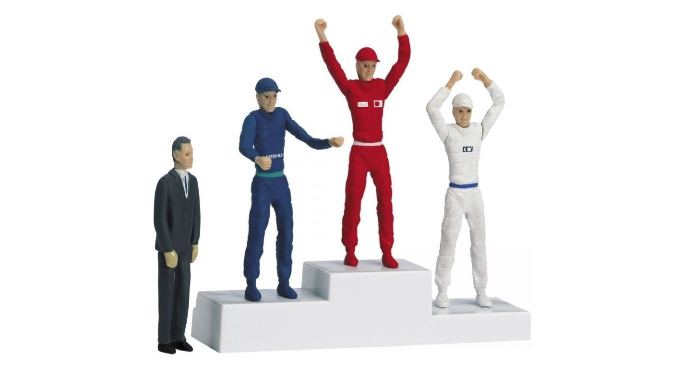 Carrera's Victor's Podium with Figure Set - 21121: Race in Style!