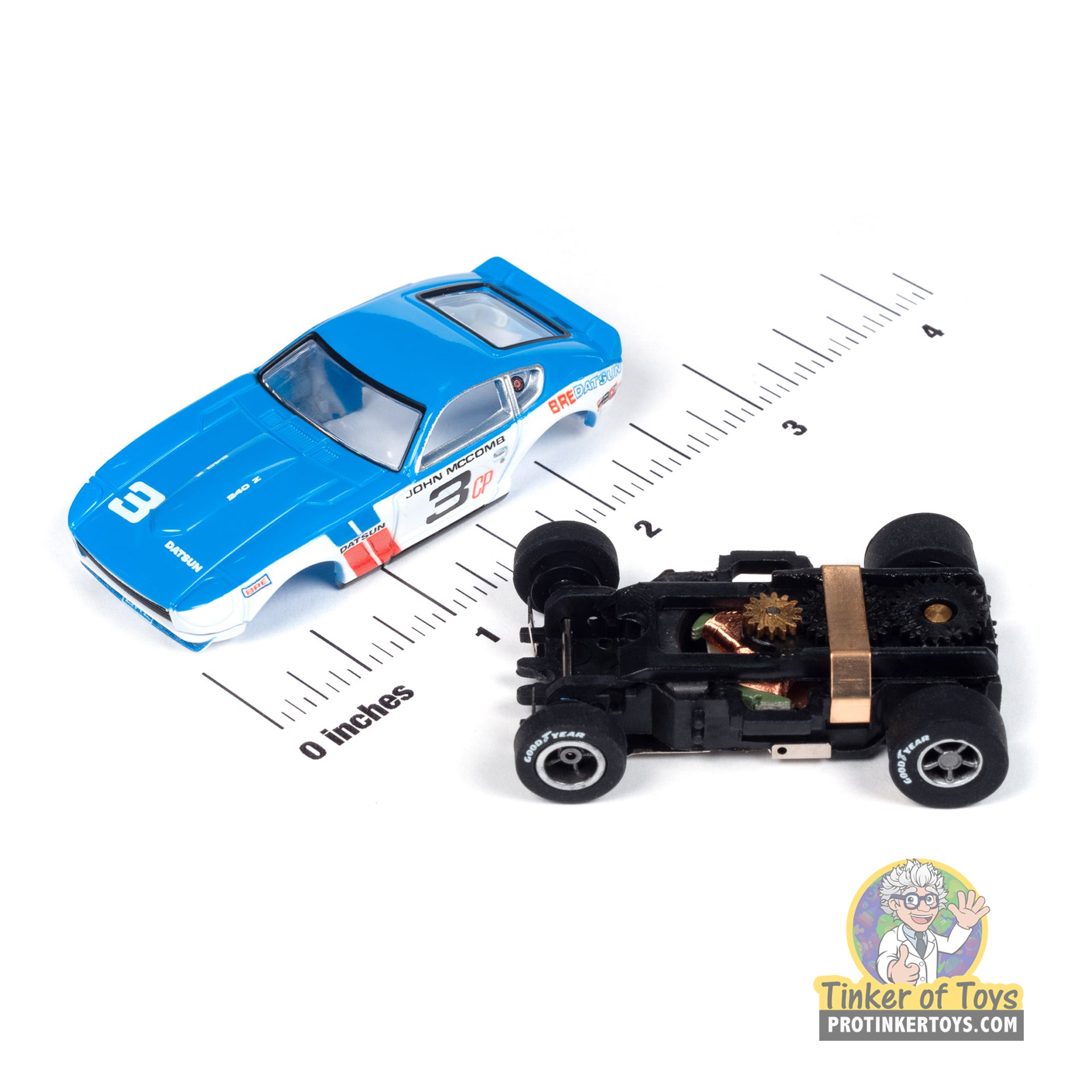 Xtraction BRE 1971 Datsun 240Z #3 2 - SC404 by Auto World - Must-Have Slot Car!