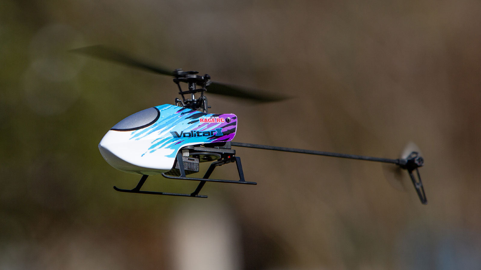 Volitar X RTF Micro Heli with Blue Canopy - Thrilling RC Flying Fun | RGR6002 | Rage RC