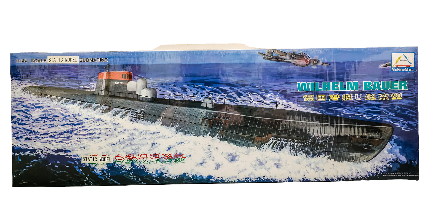 Second Chance! 1:144 Scale Wilhelm Bauer Submarine Model Kit by Mini Hobby Model Co. - 81202