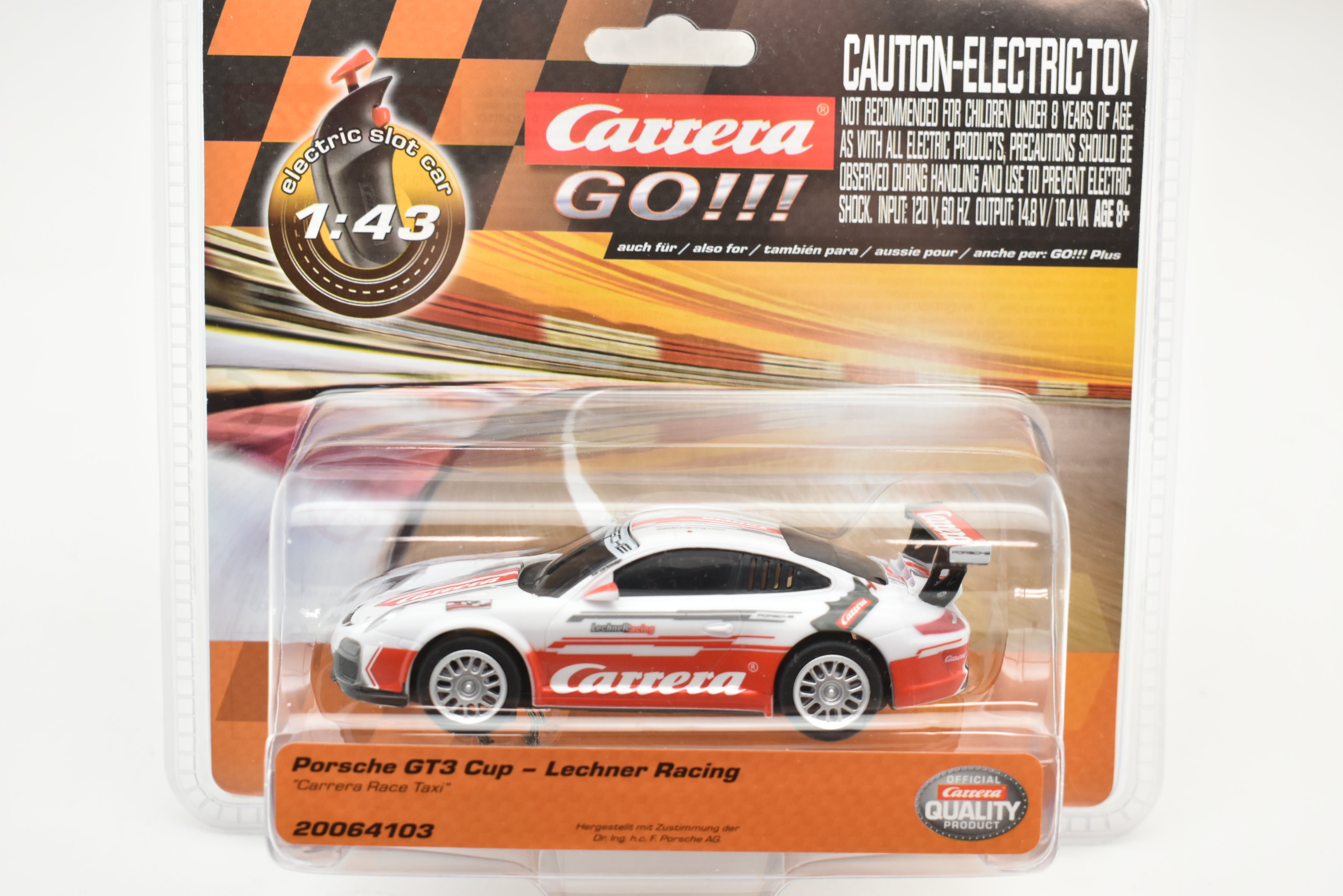 Thrilling Porsche GT3 Lechner Racing Carrera Race Taxi 20064103 - Carrera Go