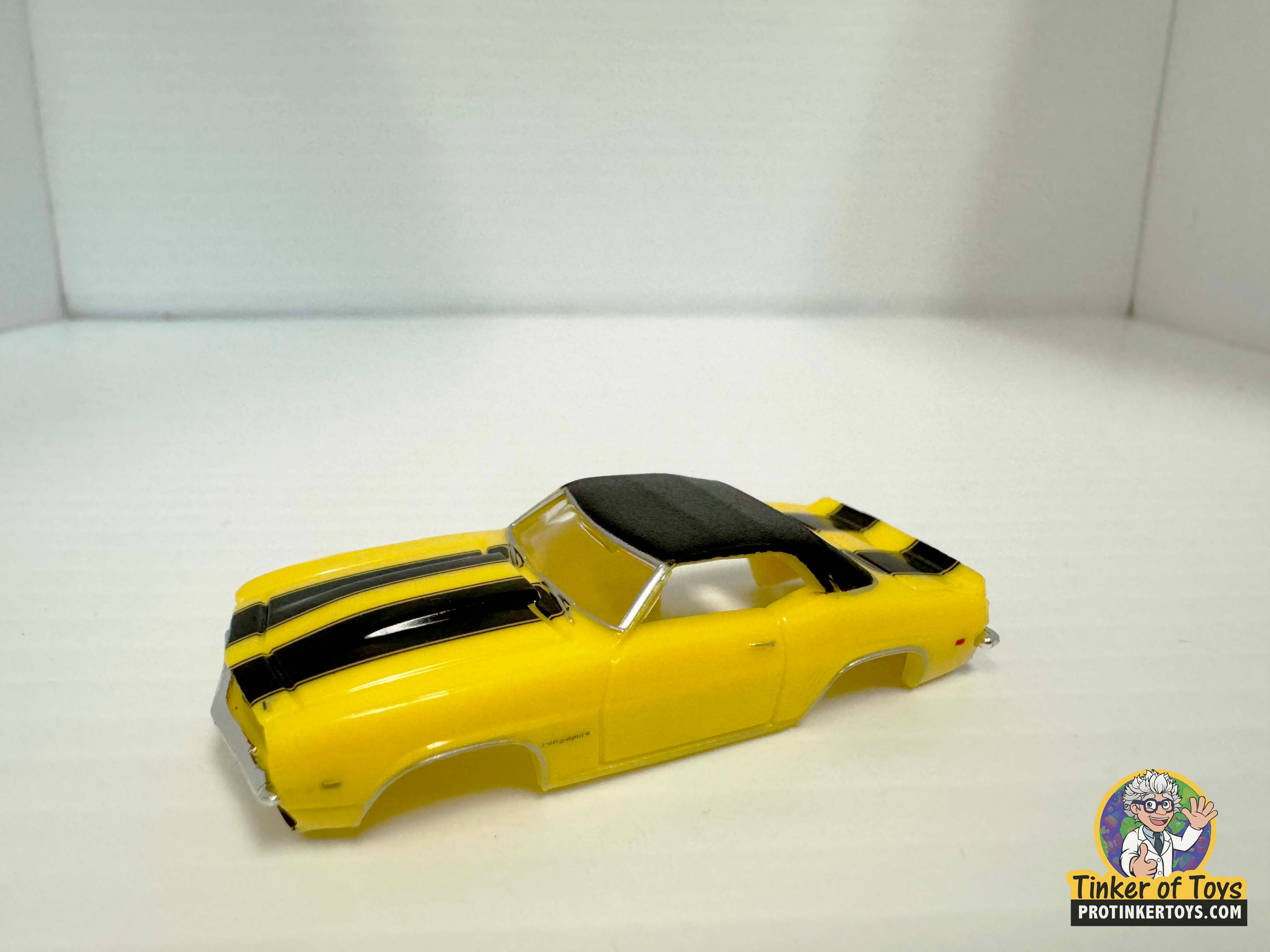 1969 Camaro RS Convertible with Stunning Yellow & Black Stripes - Model Motoring MM07092