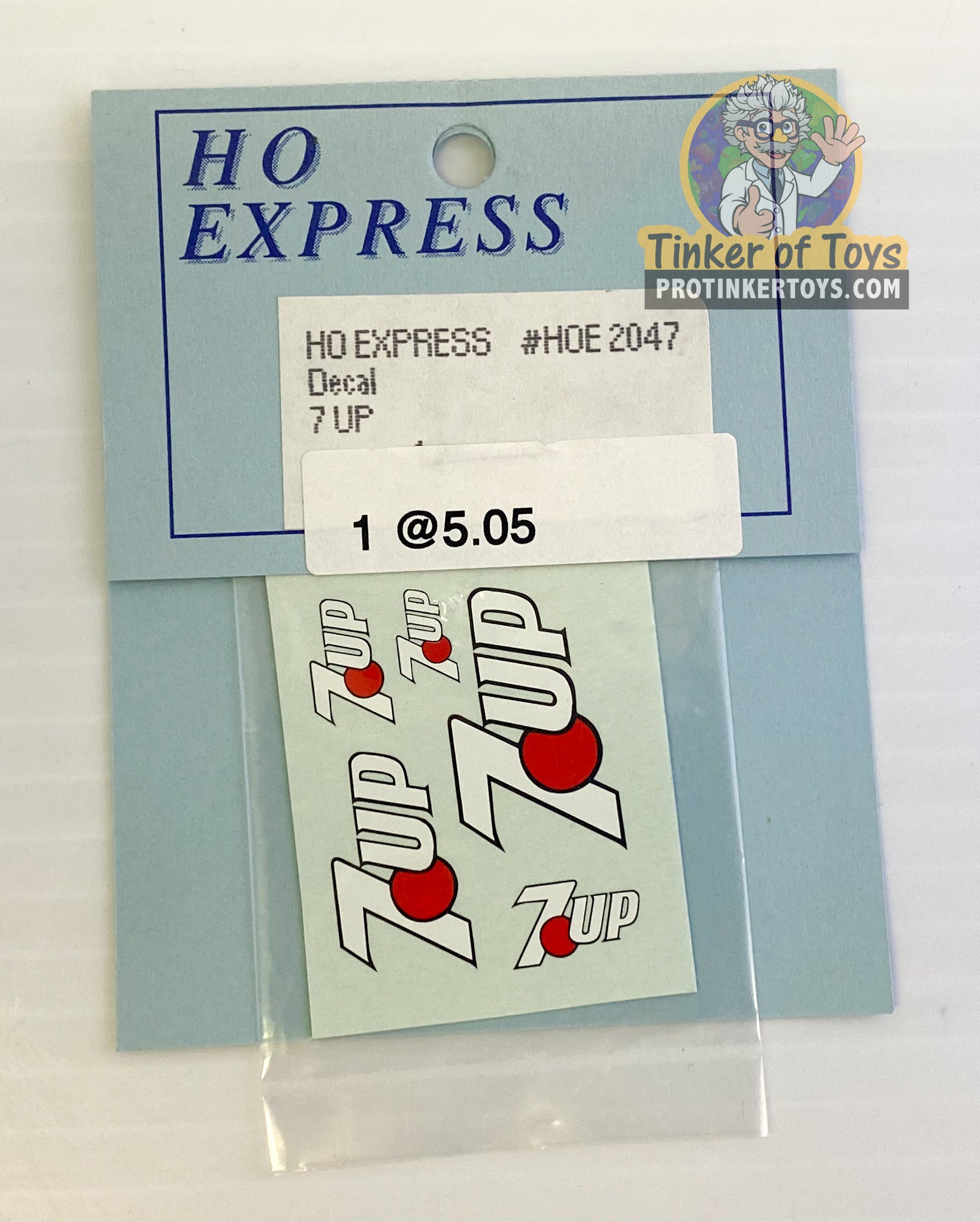 Exciting HO Express Slot Car Decal Sticker Pack (2040 - 2049)!