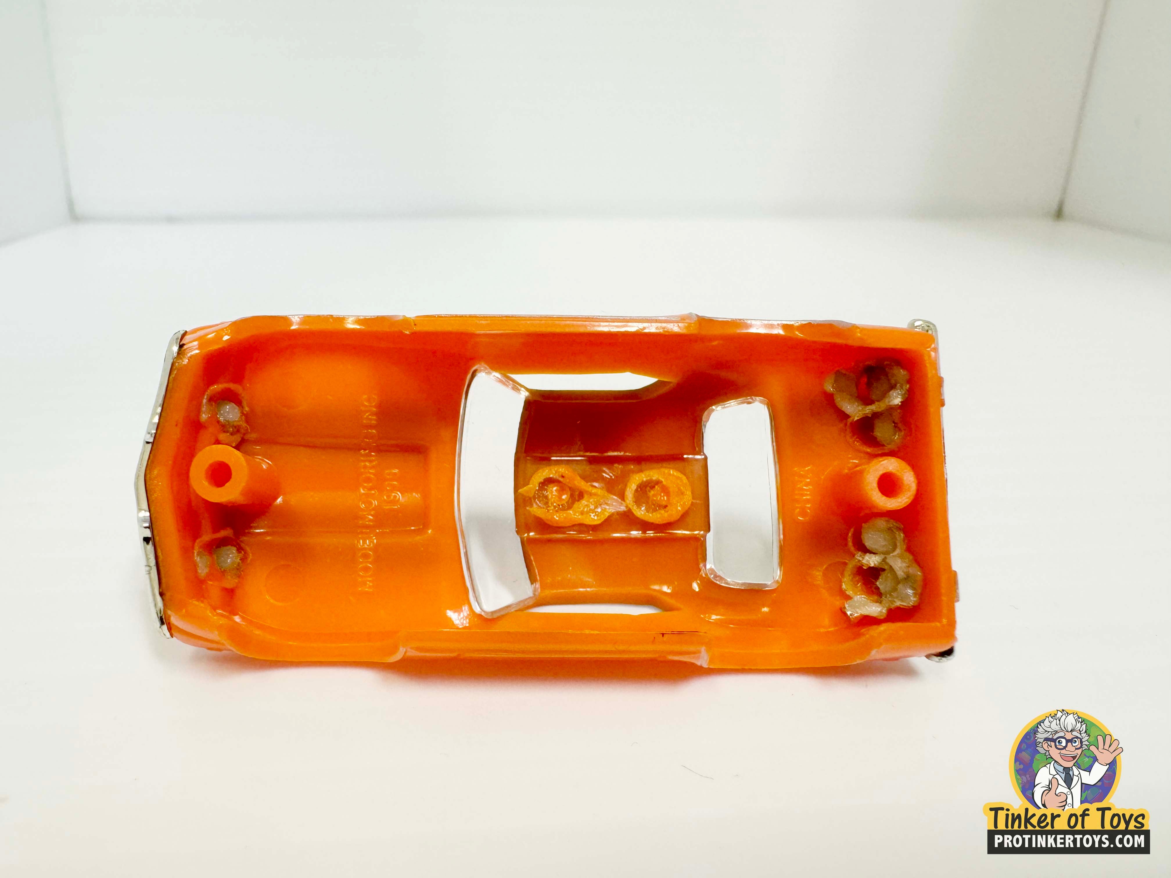 1969 Camaro RS Convertible with Orange and Black Stripes - Model Motoring's Classic Slot Car