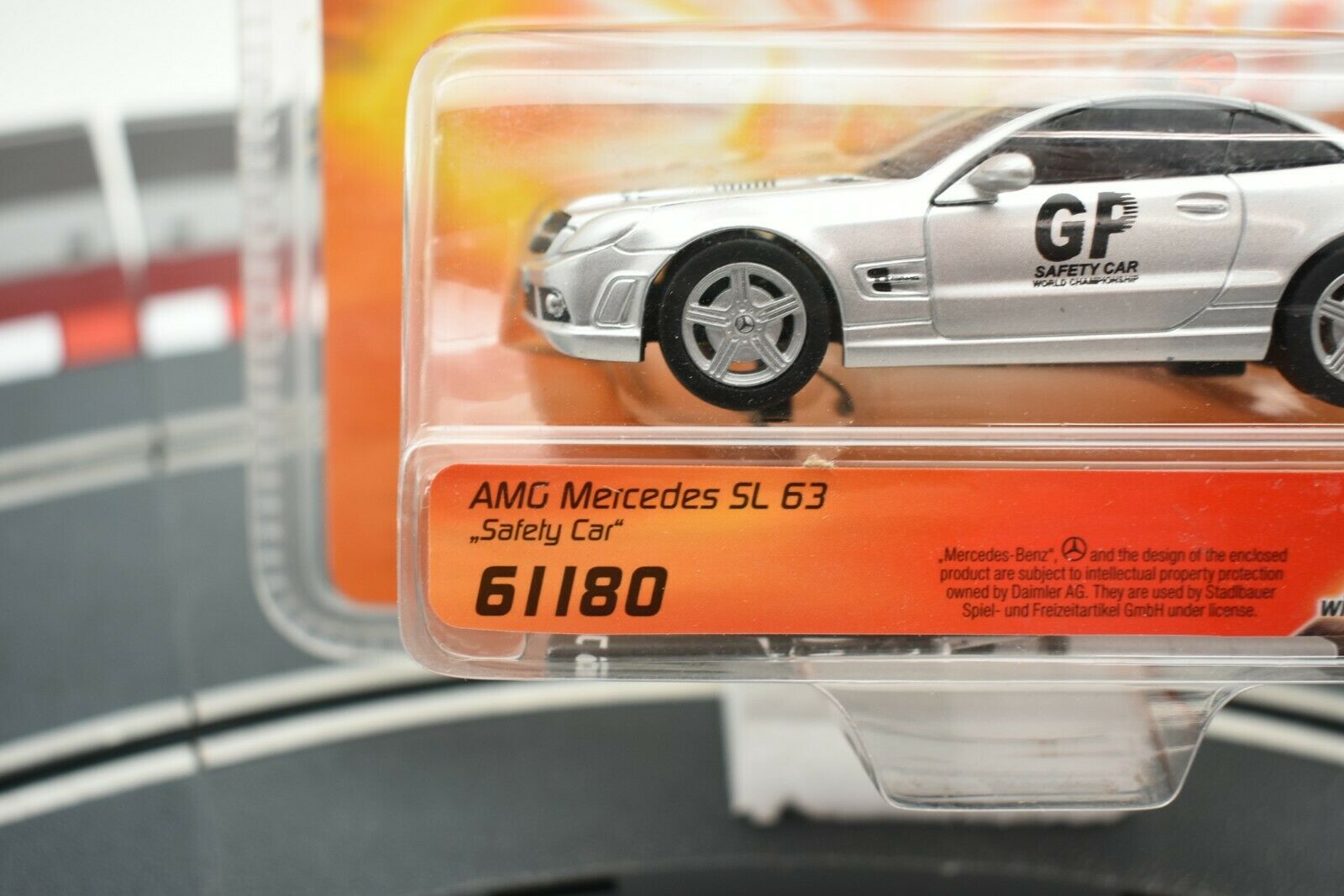 2006 AMG Mercedes SL 63 Safety Car for Carrera Go - With Water - Damaged Case