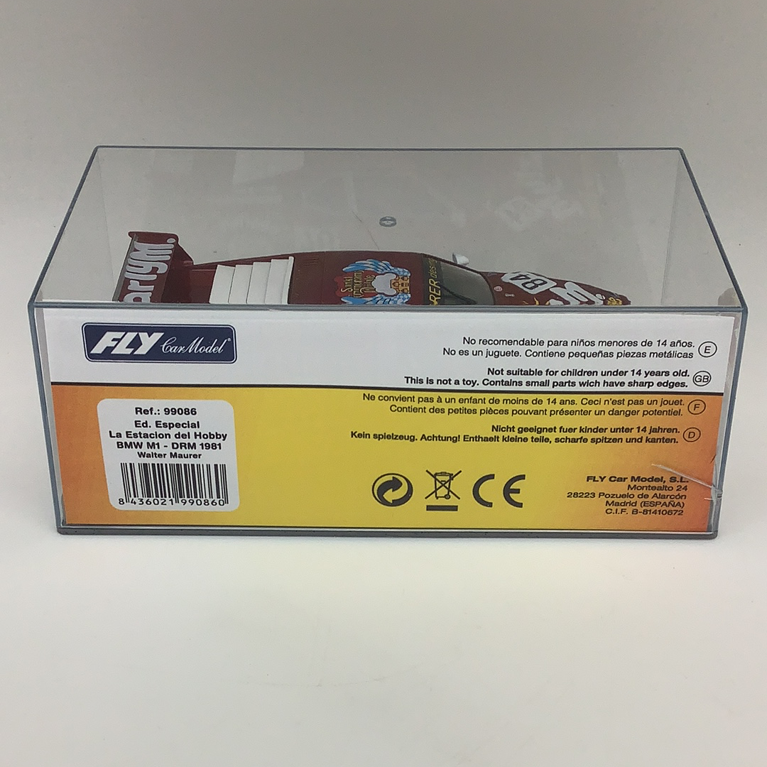 Special Edition La Estacion Del Hobby BMW M1 - DRM 1981 Fly Slot Car