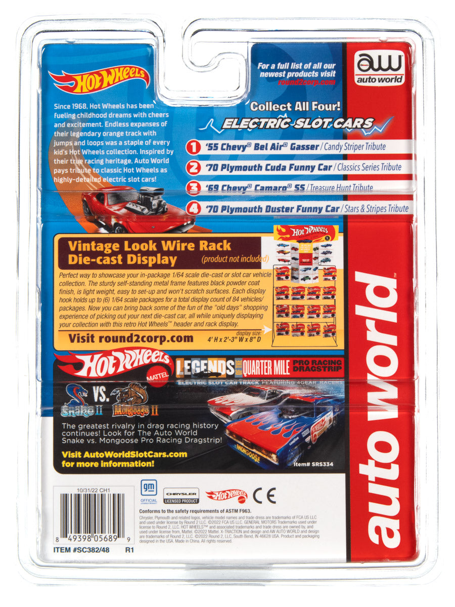 Auto World iWheels Hot Wheels Tribute - 4 Gear X-traction Release 1 (SC382) - Must-Have Collection!
