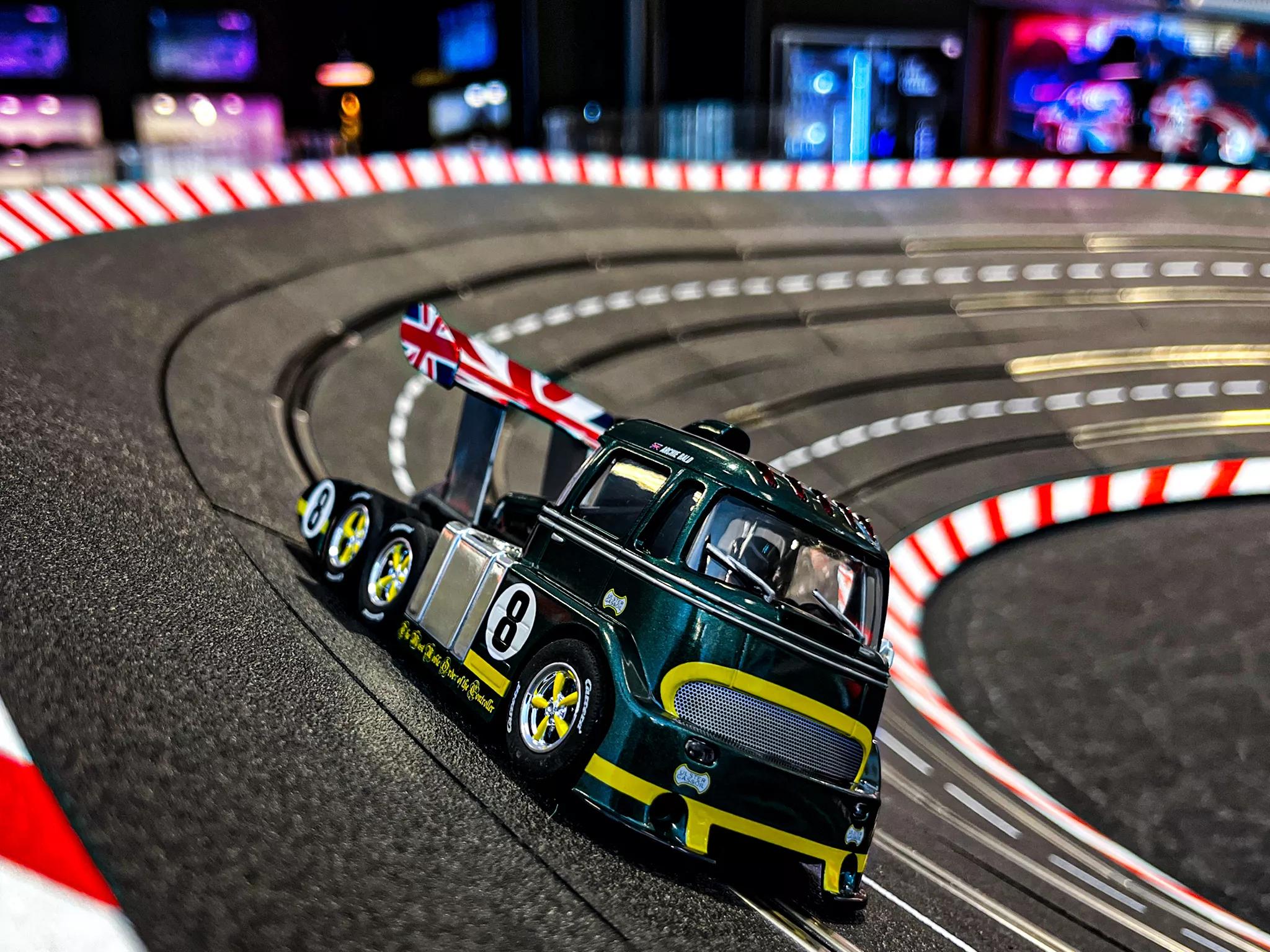 Carrera Digital 132 Racetruck Cabover British Racing Green No.8 - The Ultimate Racing Machine!