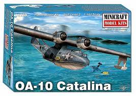Exciting USAAF Search and Rescue OA-10 Airplane Plastic Model Kit - AMT Model 14760