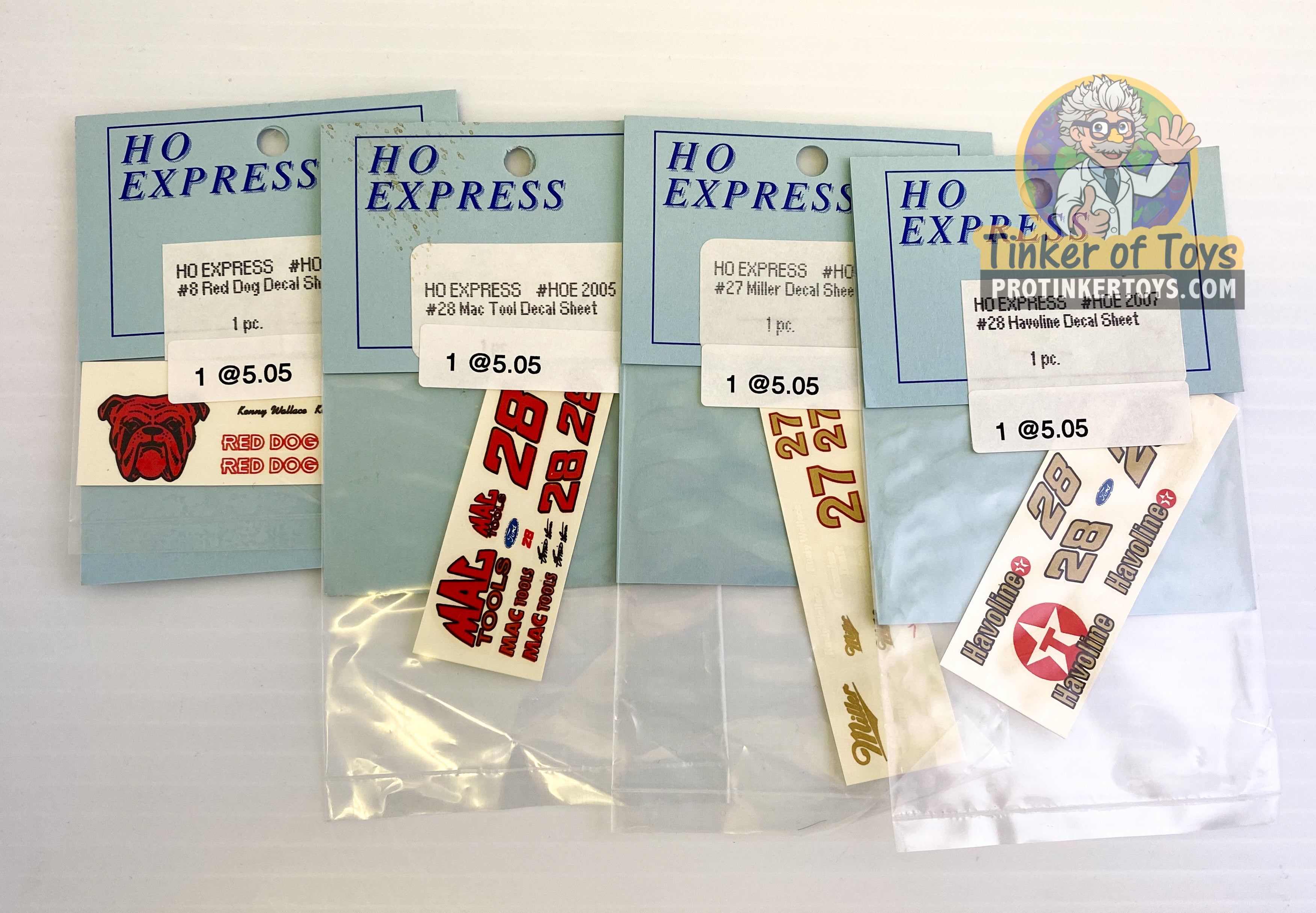 HO Express Slot Car Sticker Pack (2000 - 2009): Transform Your Cars Now!