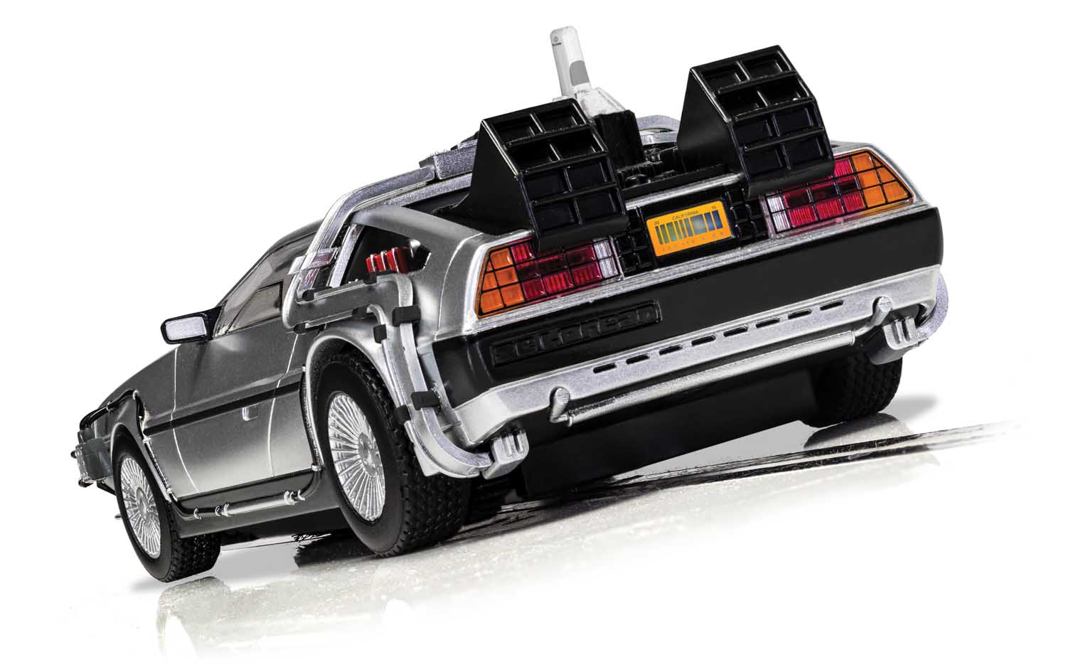 Scalextric 1/32 'Back to the Future Part 2' DeLorean Slot Car - A Must-Have Collectible!