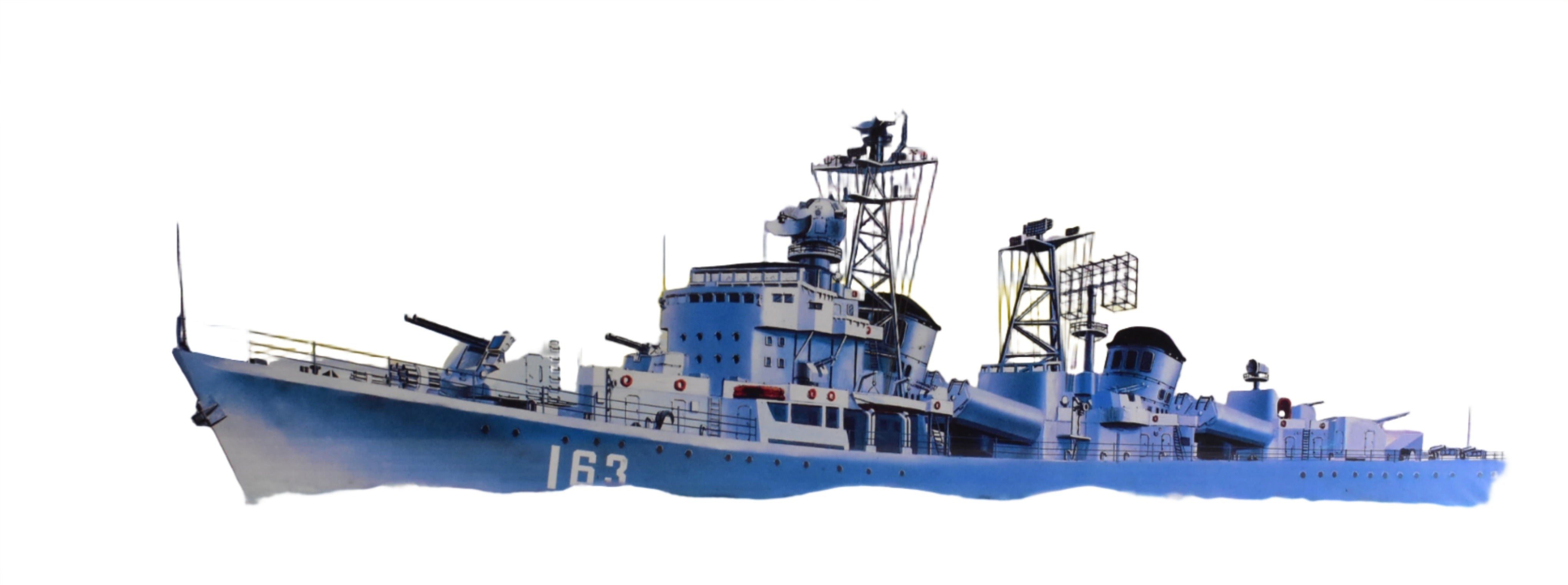 Second Chance: Nanchang Missile Destroyer 1/260 Scale Model (DF036) by Zhengdefu