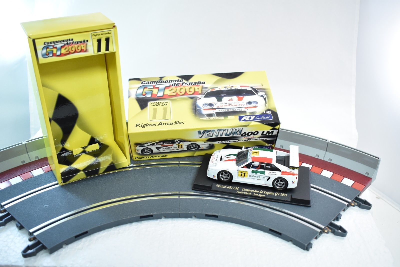 Exciting Venturi 600LM PA2 Fly Car from 2001 Spanish GT Championship
