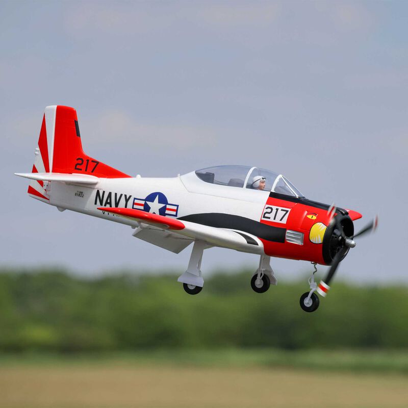 E-flite T-28 Trojan 1.2m BNF Basic with Smart: The Ultimate RC Warbird!