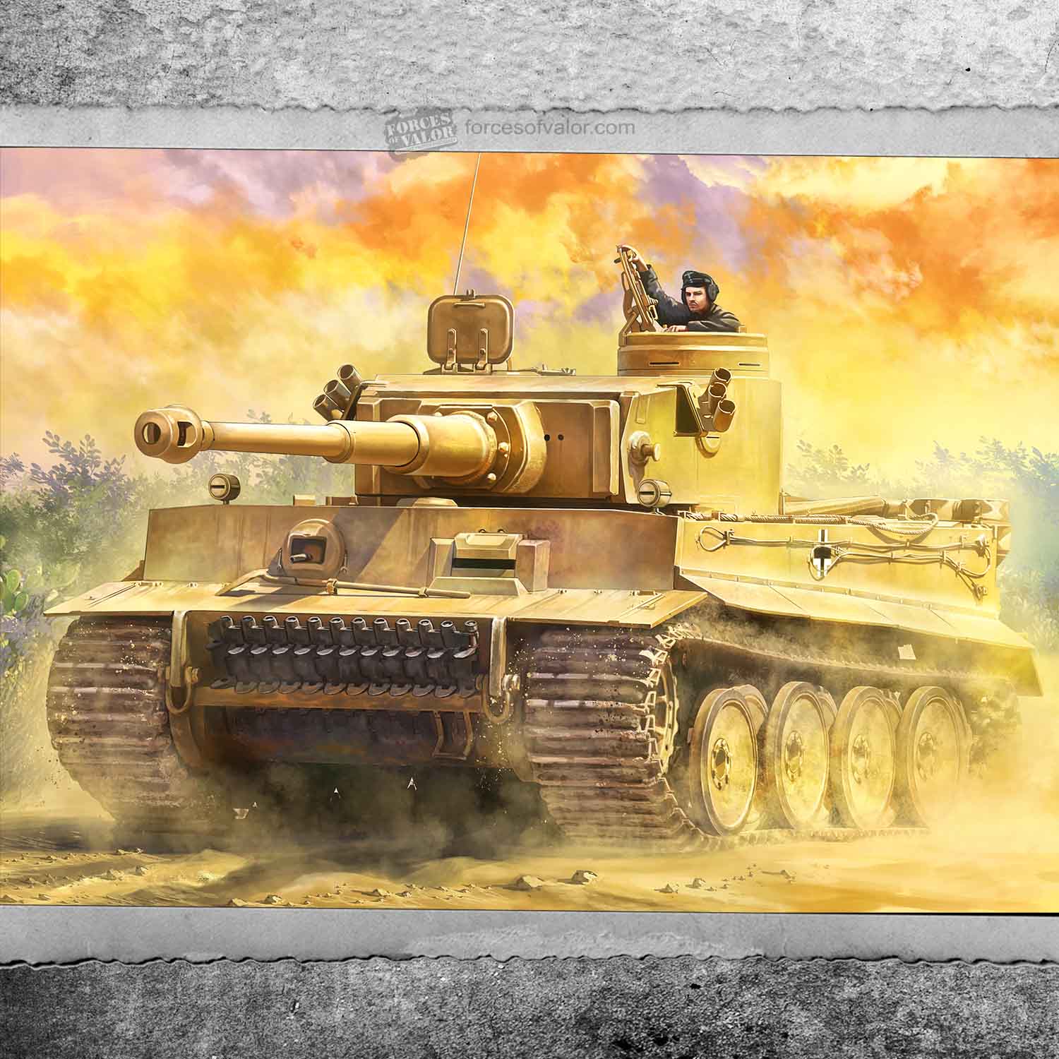Unleash the Power of German Tiger I! Tunisia Spring 1943 1:72 Scale by Waltersons - 873001A